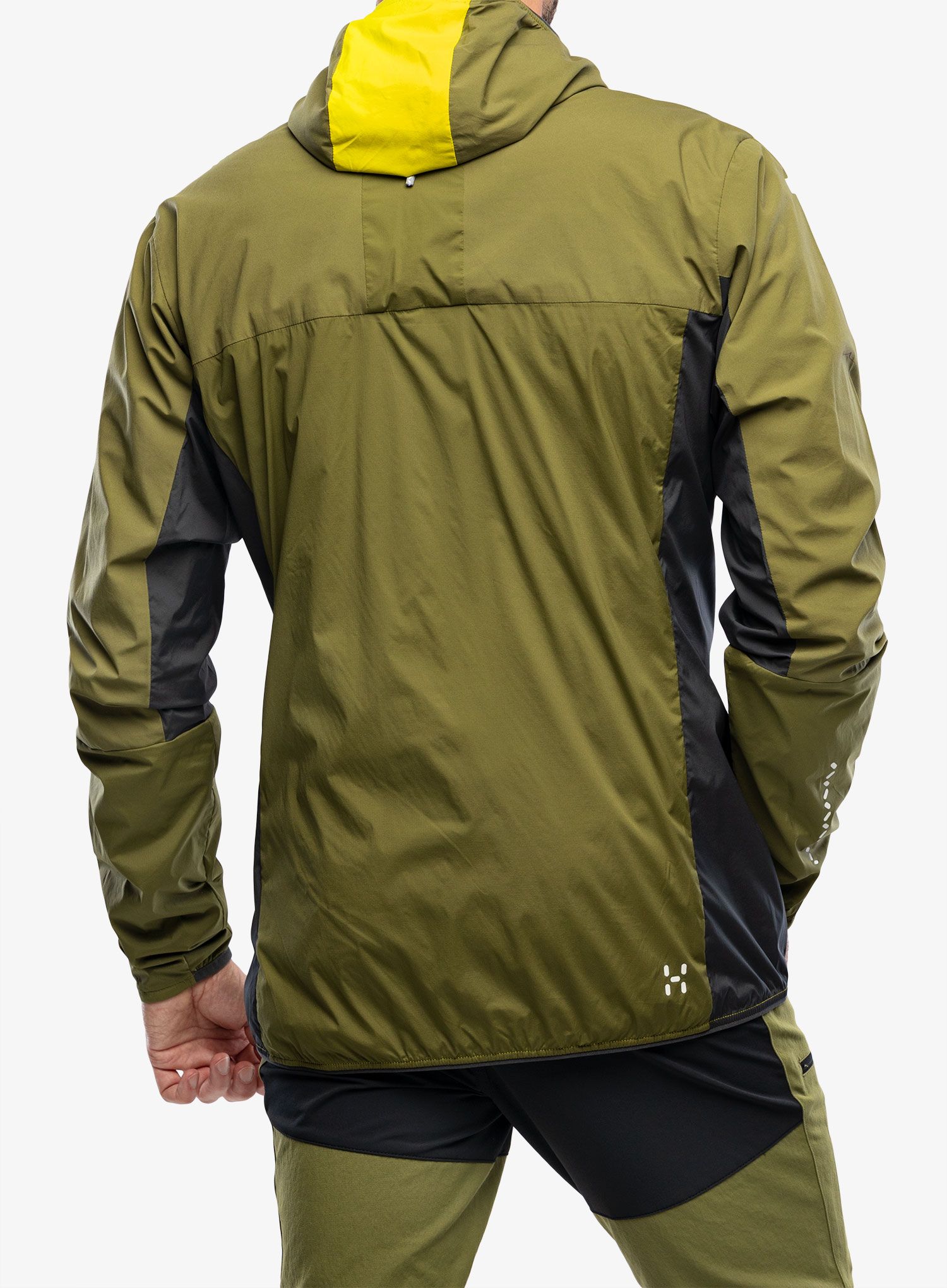 Zateplená bunda Haglofs L.I.M Alpha Hood - aurora/olive green