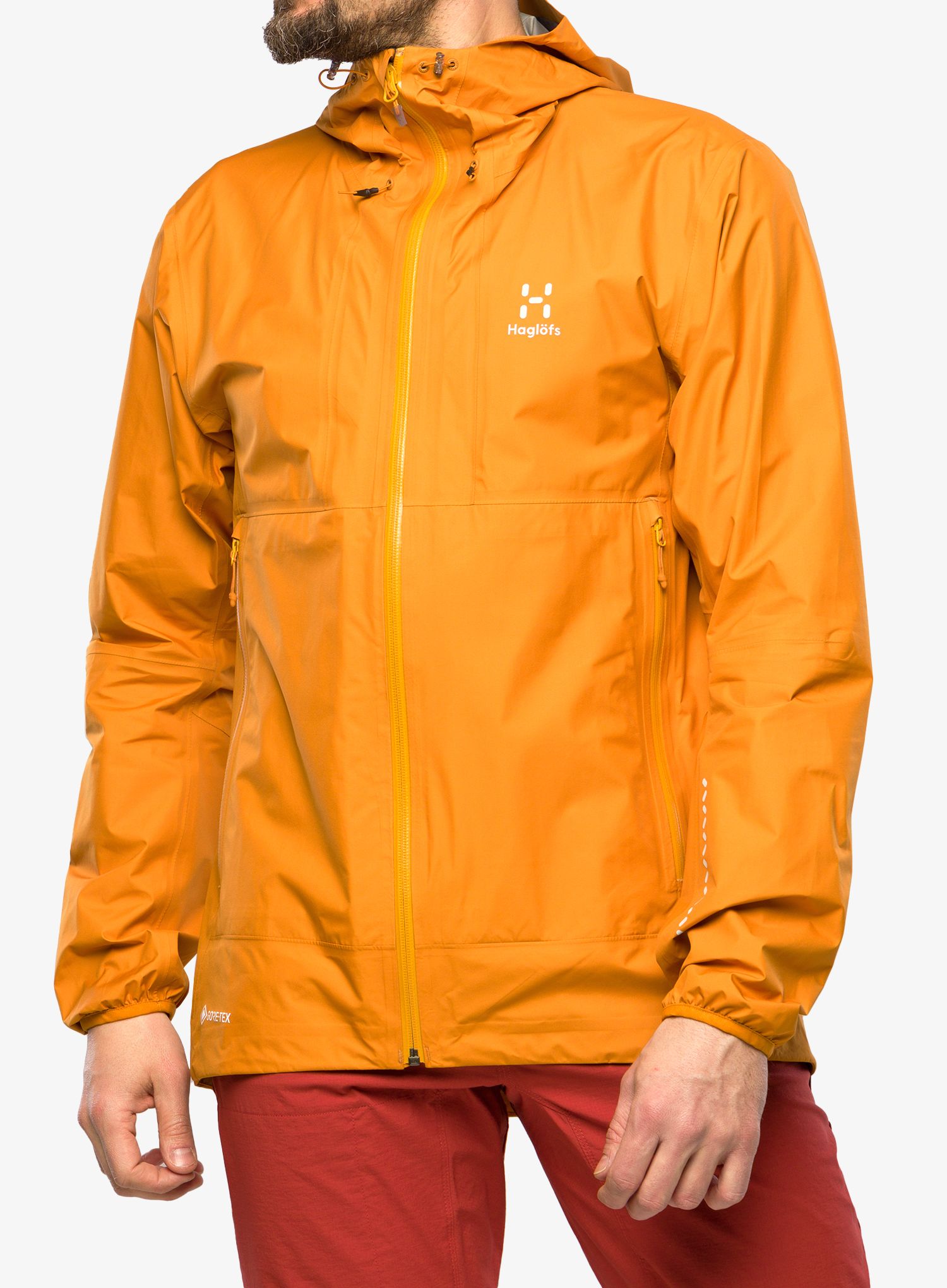 Nepremokavá bunda Haglofs L.I.M GTX Jacket - desert yellow