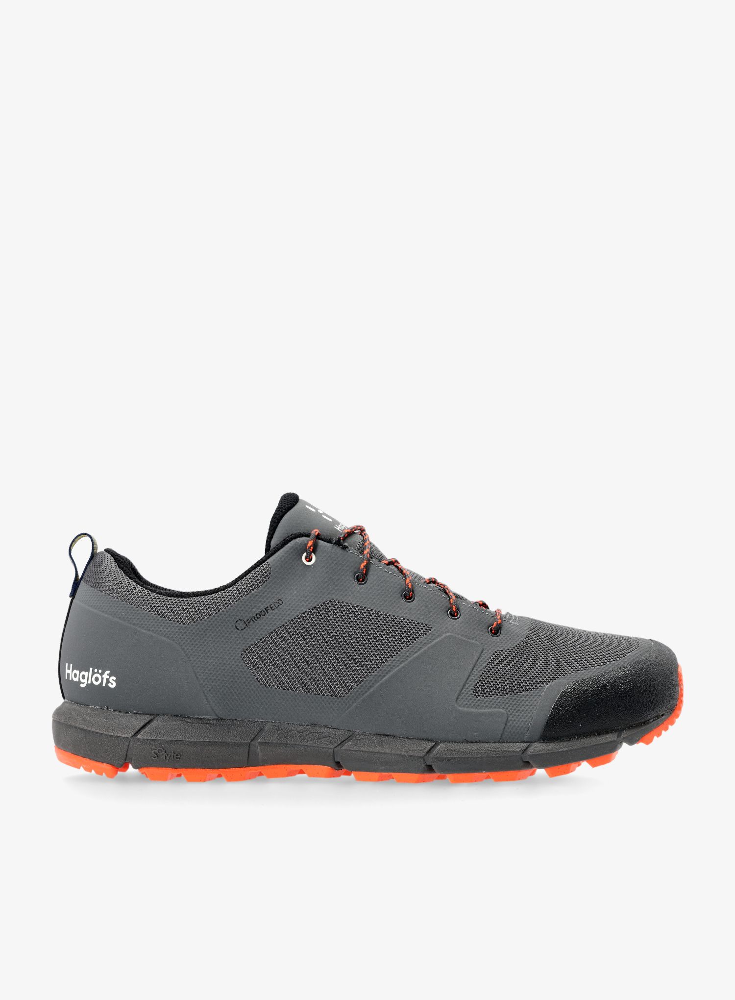 Turistické topánky pánske Haglofs L.I.M Low Proof Eco - magnetite/flame orange