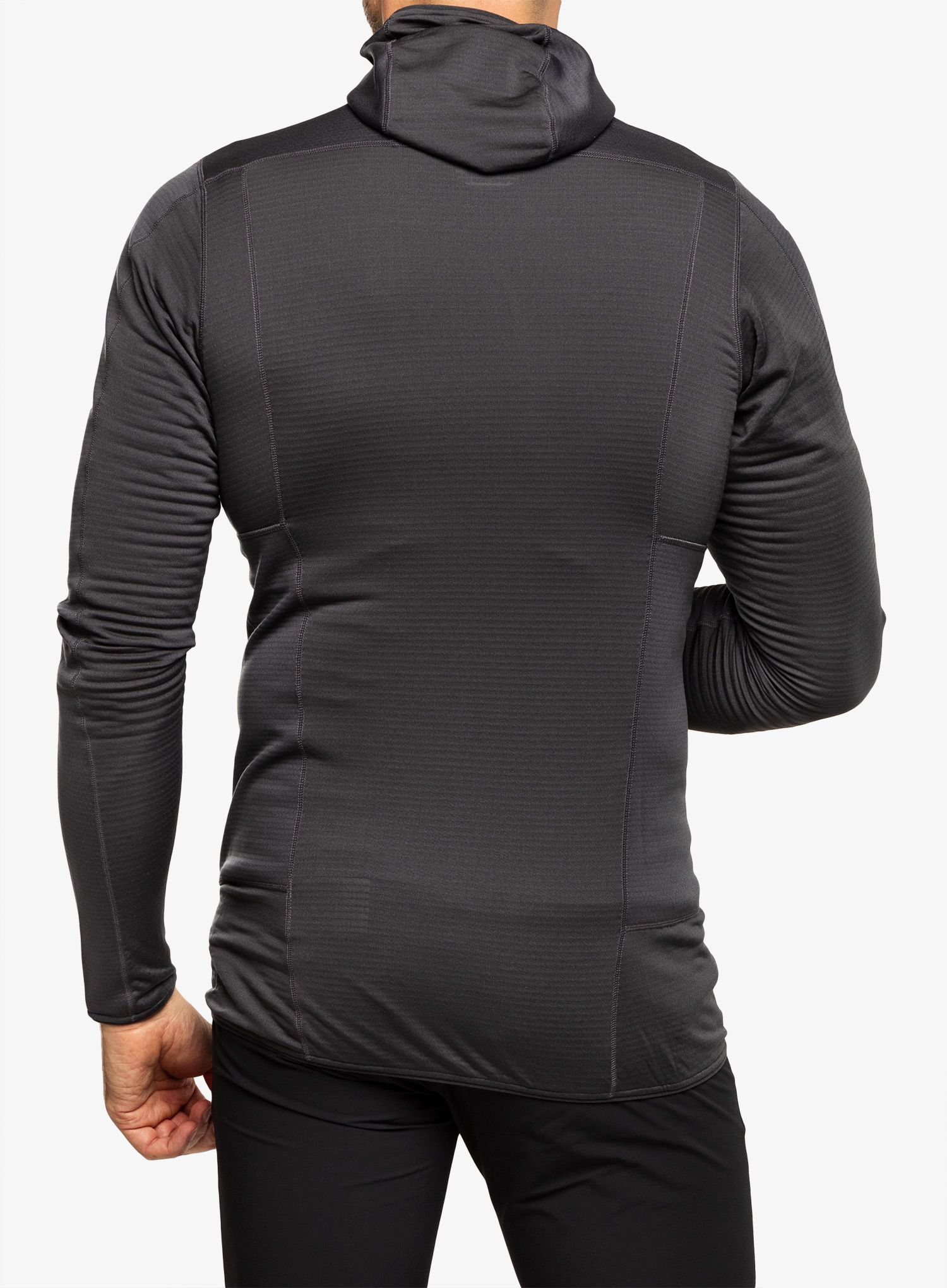 Mikina s kapucňou Haglofs L.I.M Mid Fast Hood - magnetite