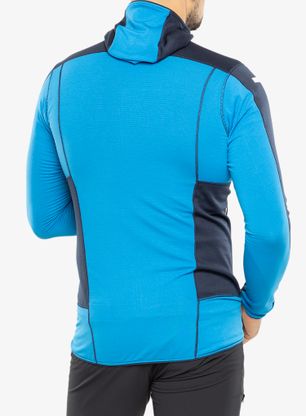 Mikina s kapucňou Haglofs L.I.M Mid Fast Hood - tarn blue/nordic blue