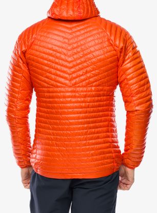 Zateplená bunda Haglofs L.I.M. Mimic Hood - flame orange