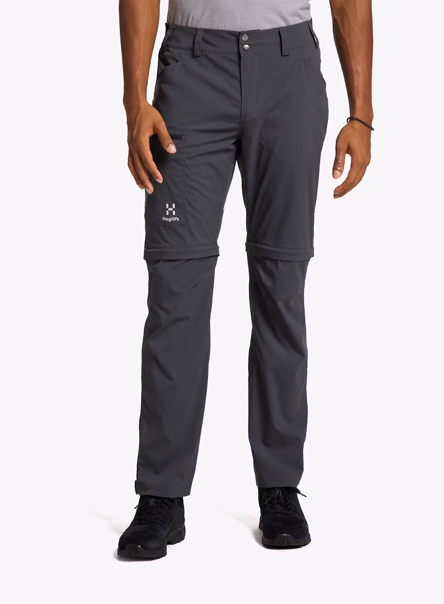 Nohavice Haglofs Lite Standard Zip-Off Pant - magnetite
