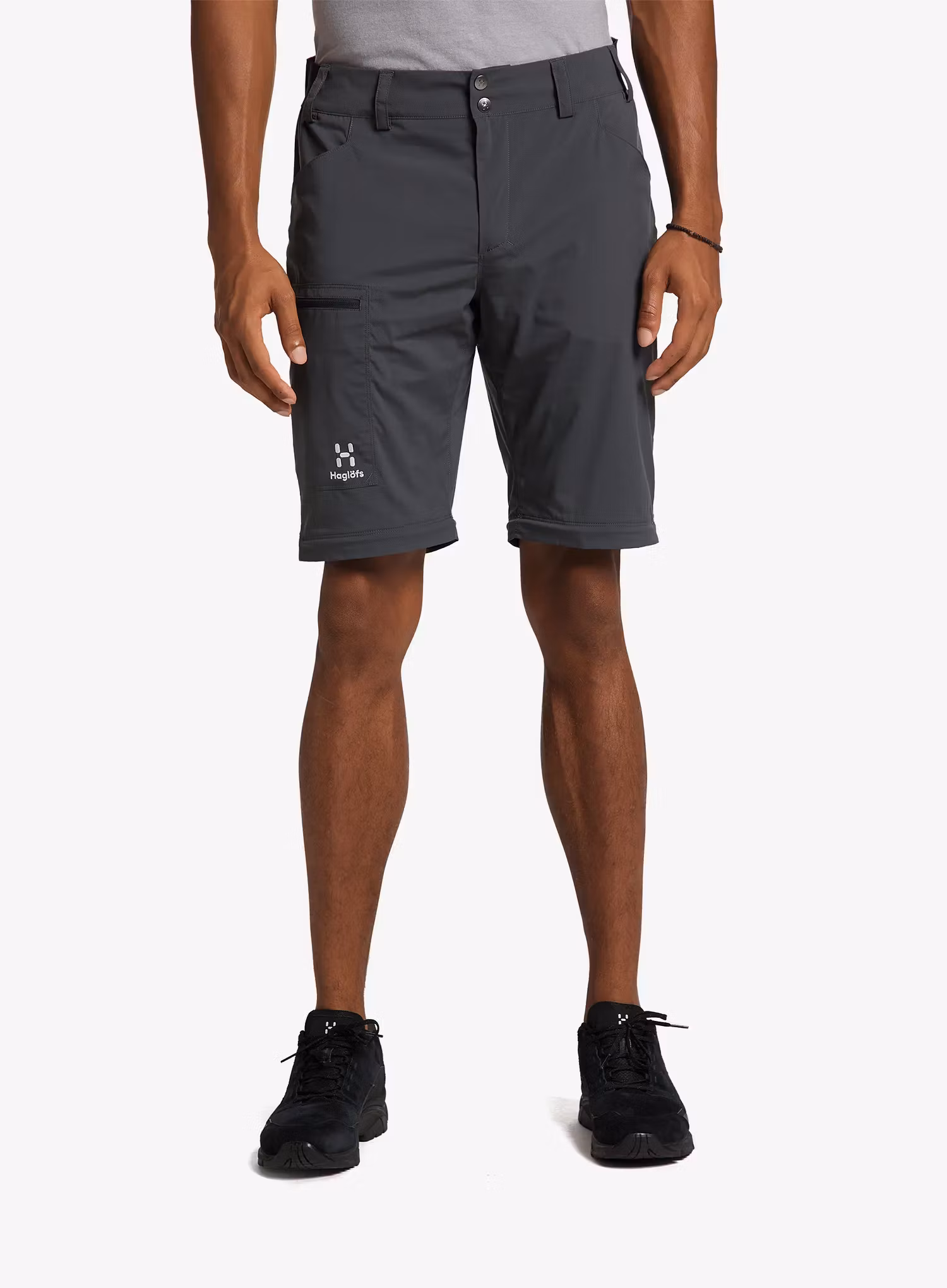 Nohavice Haglofs Lite Standard Zip-Off Pant - magnetite