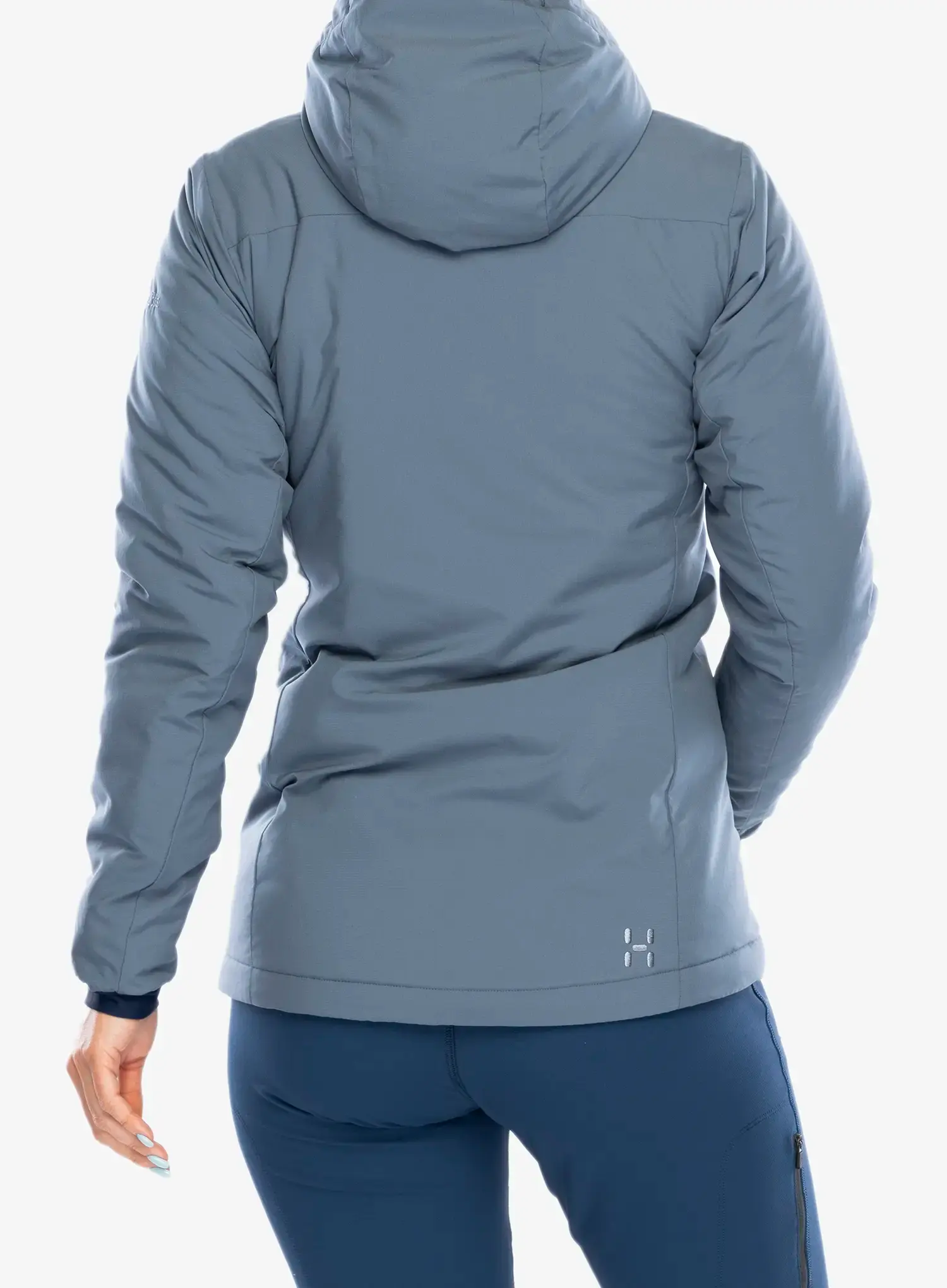 Zateplená bunda dámska Haglofs Mimic Alert Hood - steel blue