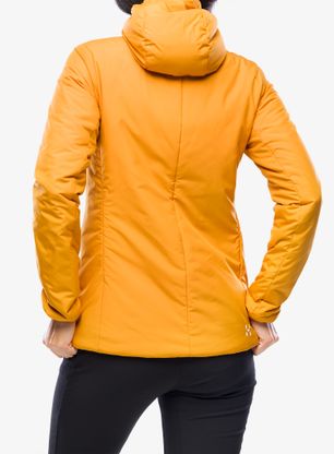 Zateplená bunda dámska Haglofs Mimic Silver Hood - desert yellow