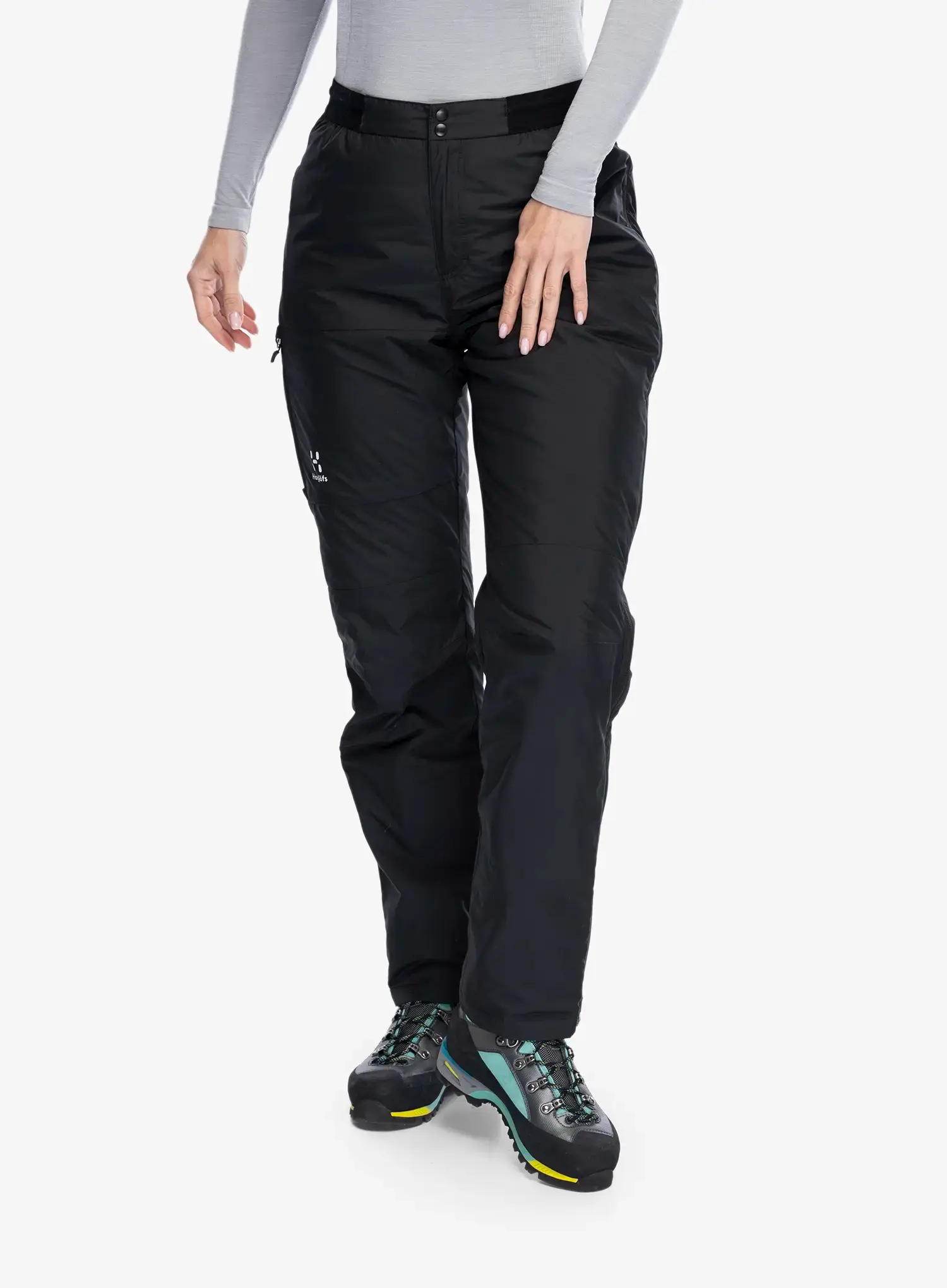 Dámske nohavice Haglofs Mimic Silver Pant - true black