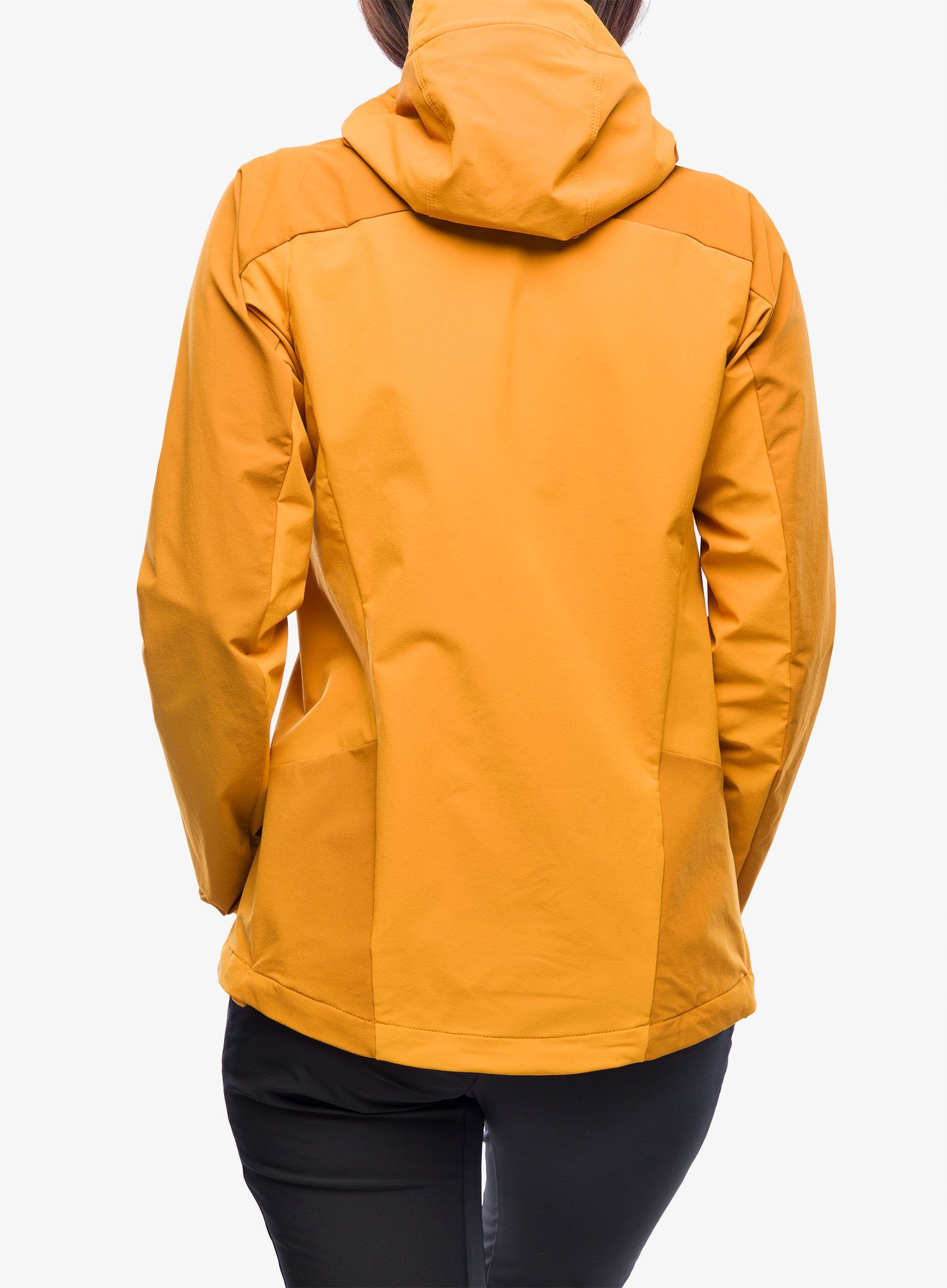 Softshellová bunda dámska Haglofs Moran Softshell Hood - desert yellow/golden brown
