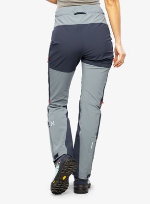 Dámske softshellové nohavice Haglofs ROC Sight Softshell Pant - steel blue/tarn blue
