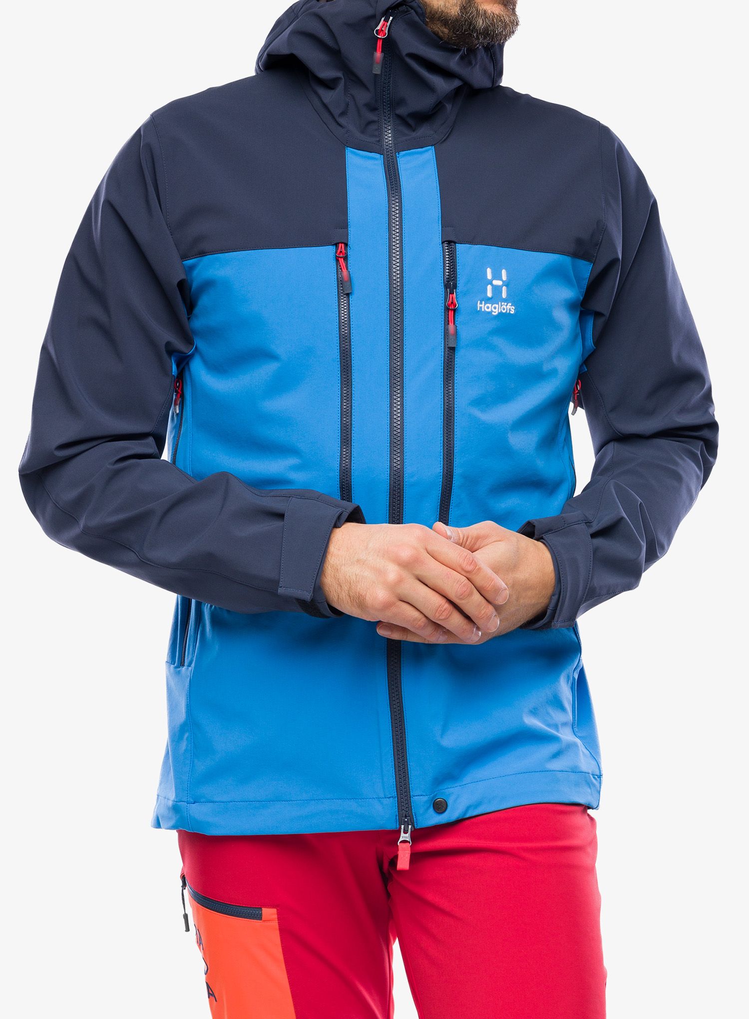 Softshellová bunda Haglofs Roc Sight Softshell Jacket - nordic blue/tarn