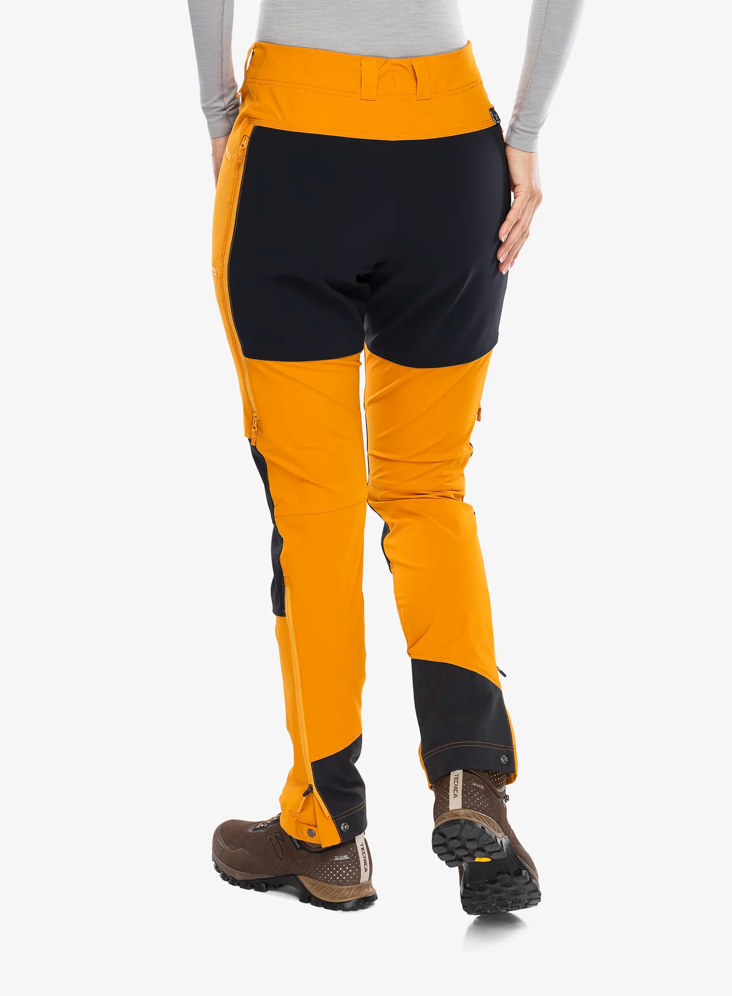 Dámske nohavice Haglofs Rugged Slim Pant - desert yellow/true black