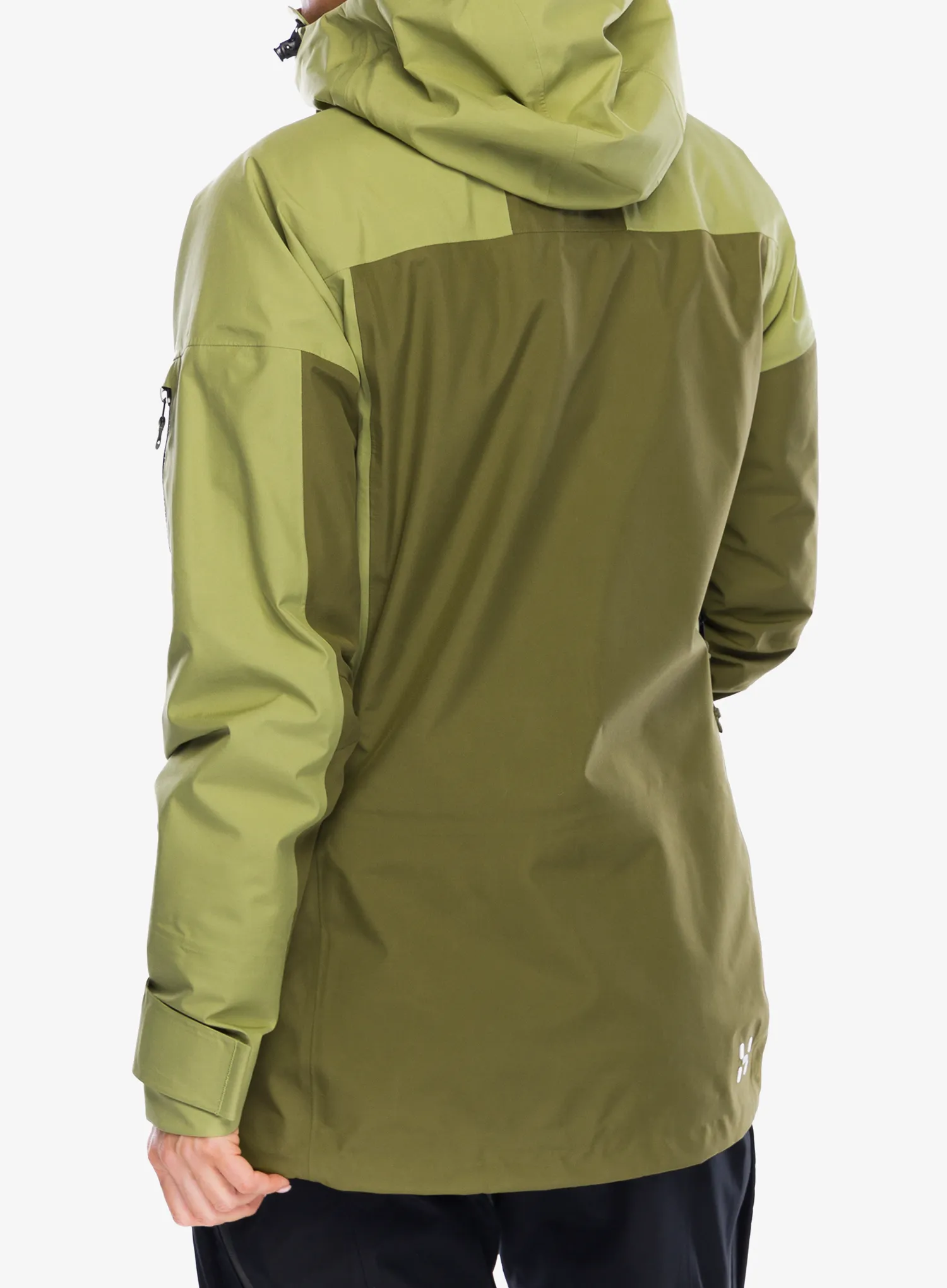 Nepremokavá bunda dámska Haglofs Vassi GTX Jacket - thyme green/olive green