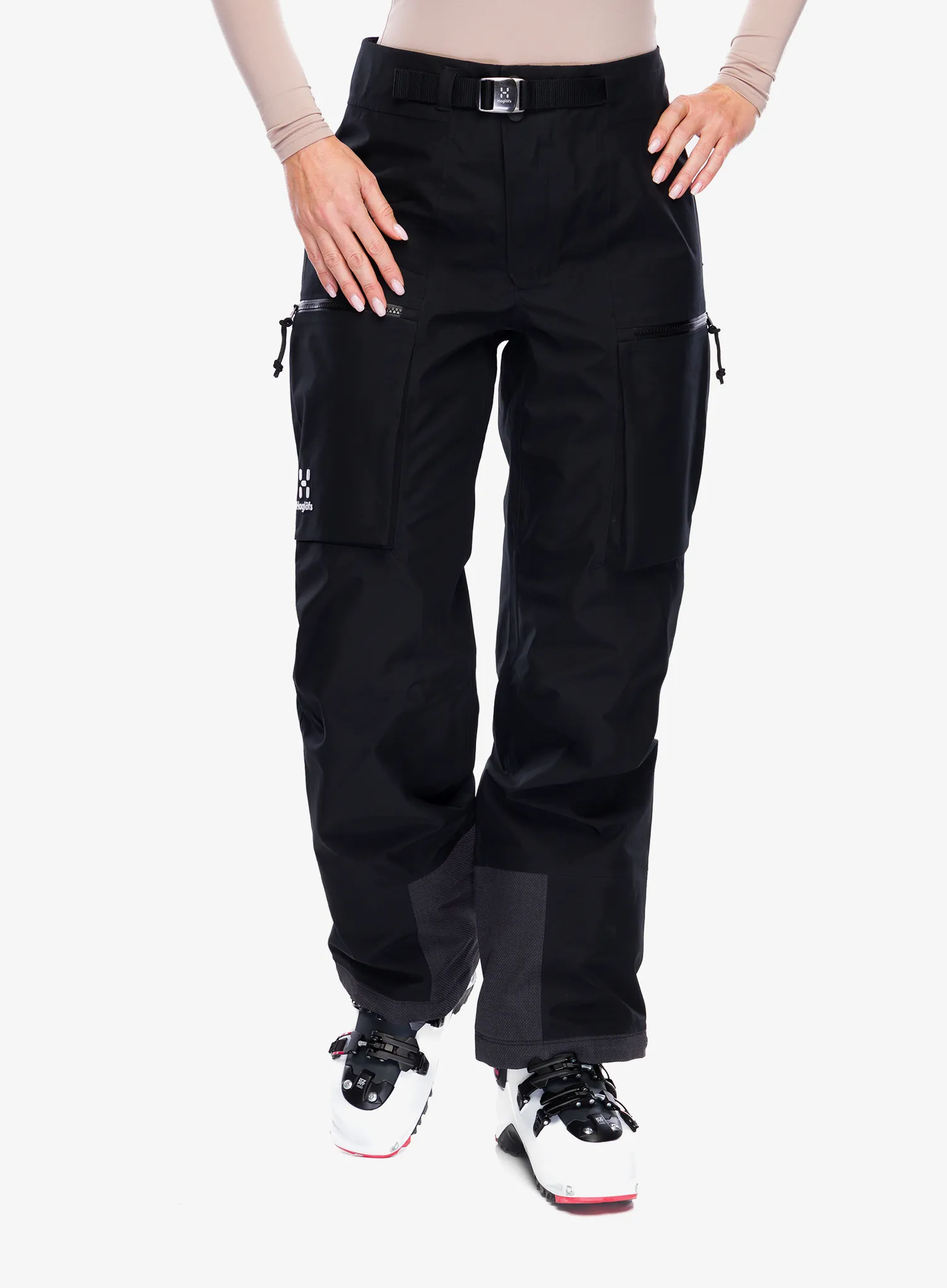 Dámske lyžiarske nohavice Haglofs Vassi GTX Pant - true black