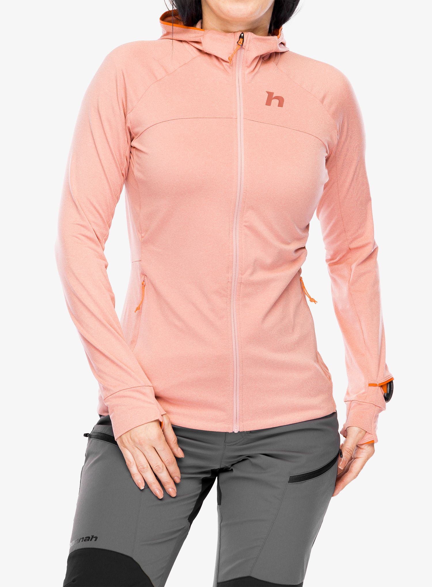 Dámska mikina s kapucňou Hannah Eli Hoody - rosette mel