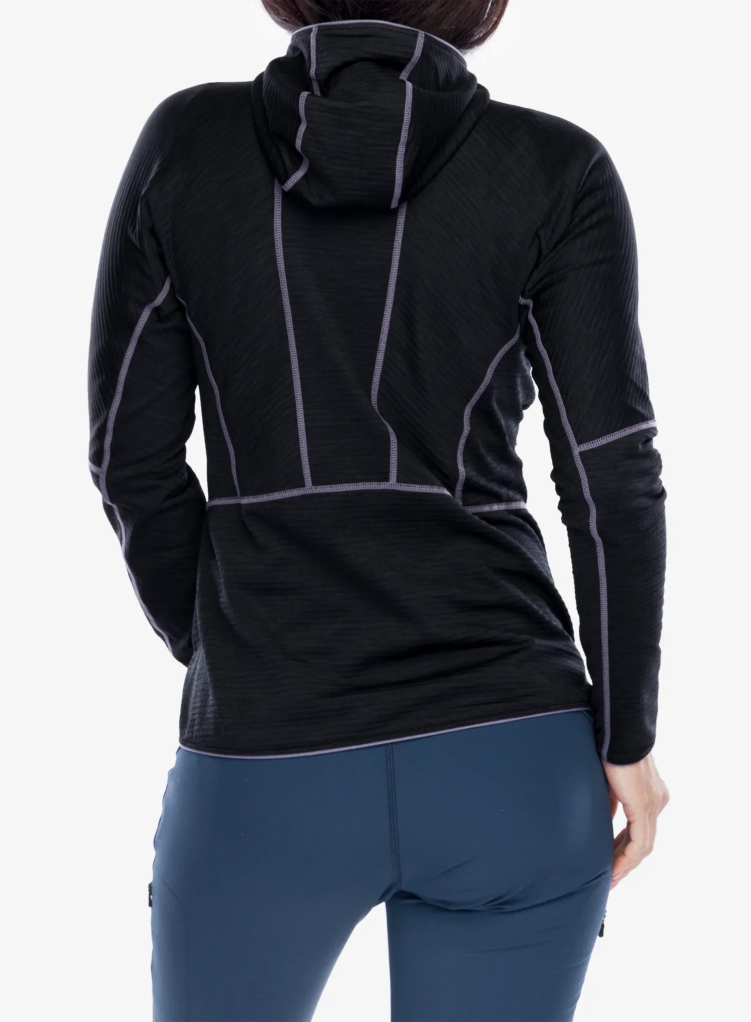Dámska mikina s kapucňou Hannah Meda Hoody - anthracite mel