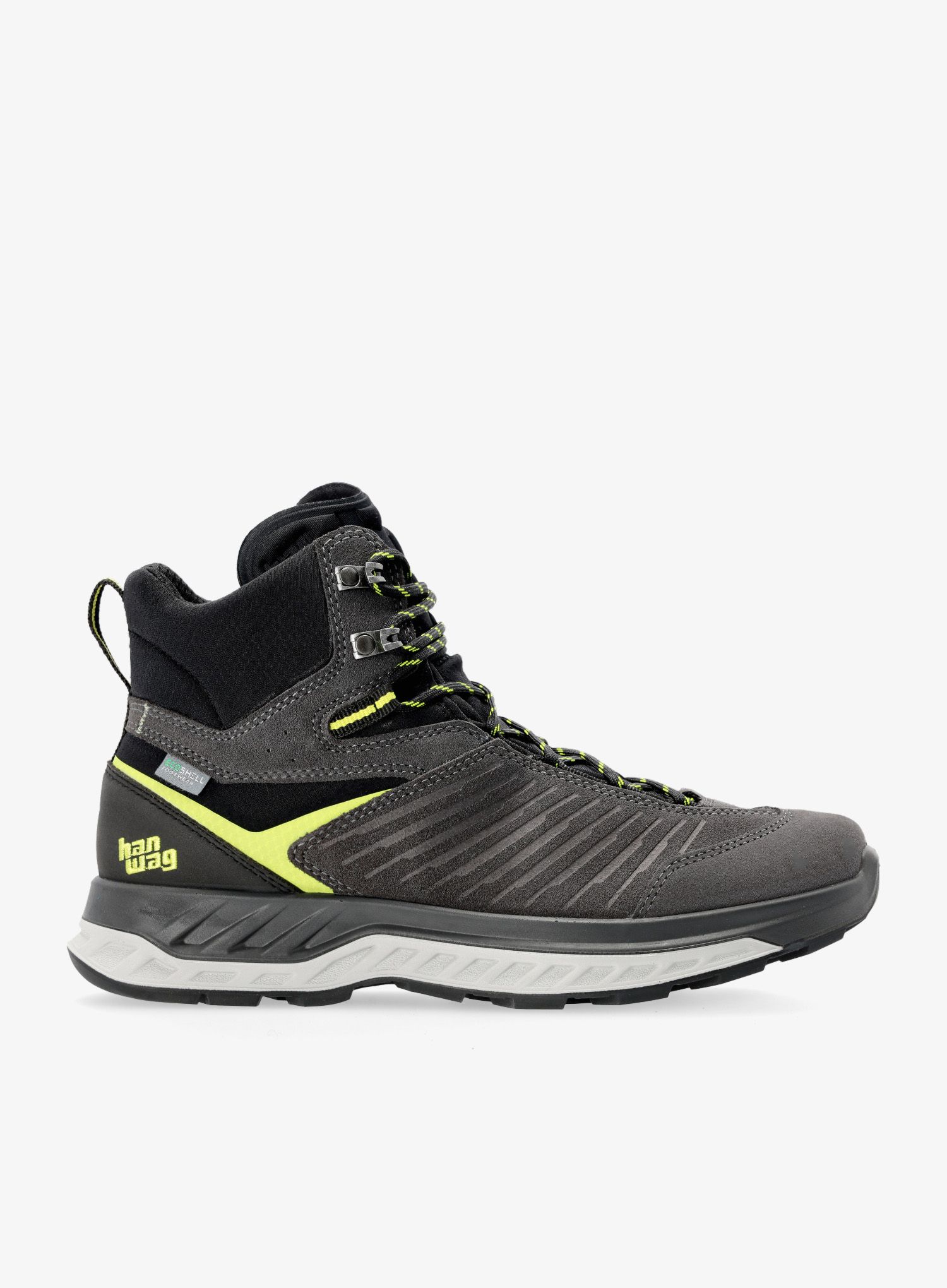 Turistické topánky pánske Hanwag Blueridge ES - asphalt/yellow