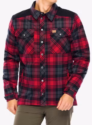 Zateplené tričko Helikon-Tex Winter Warden Shirt - slate crimson plaid
