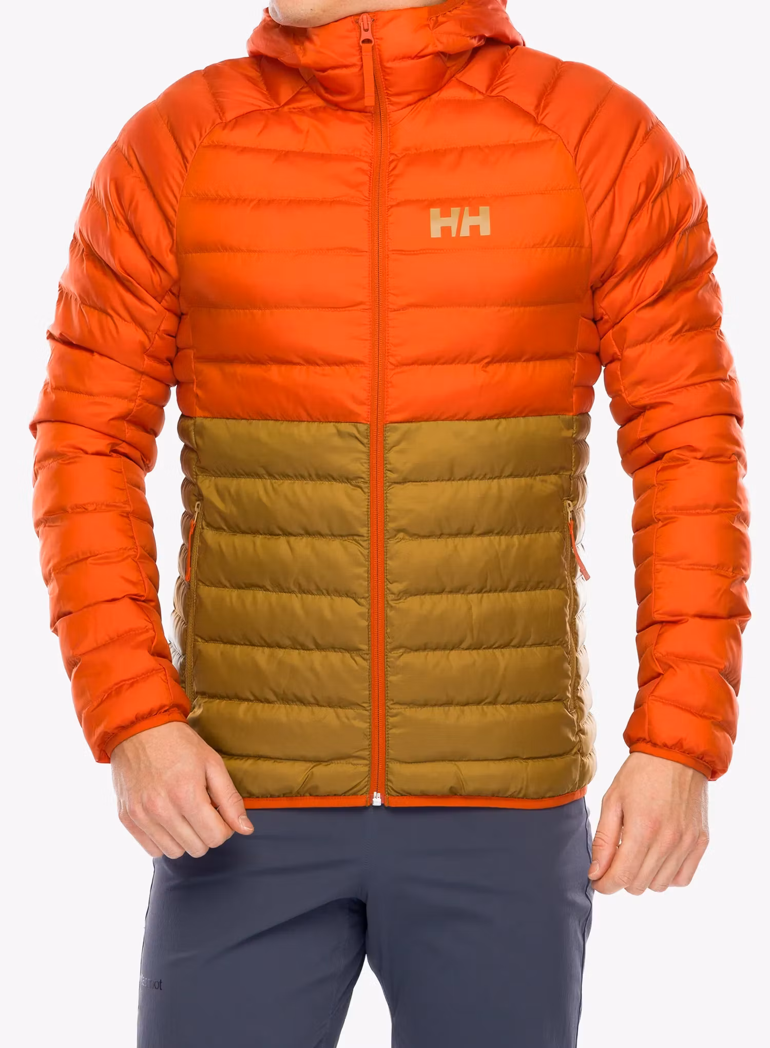 Zateplená bunda Helly Hansen Banff Hooded Insulator - patrol orange/lynx