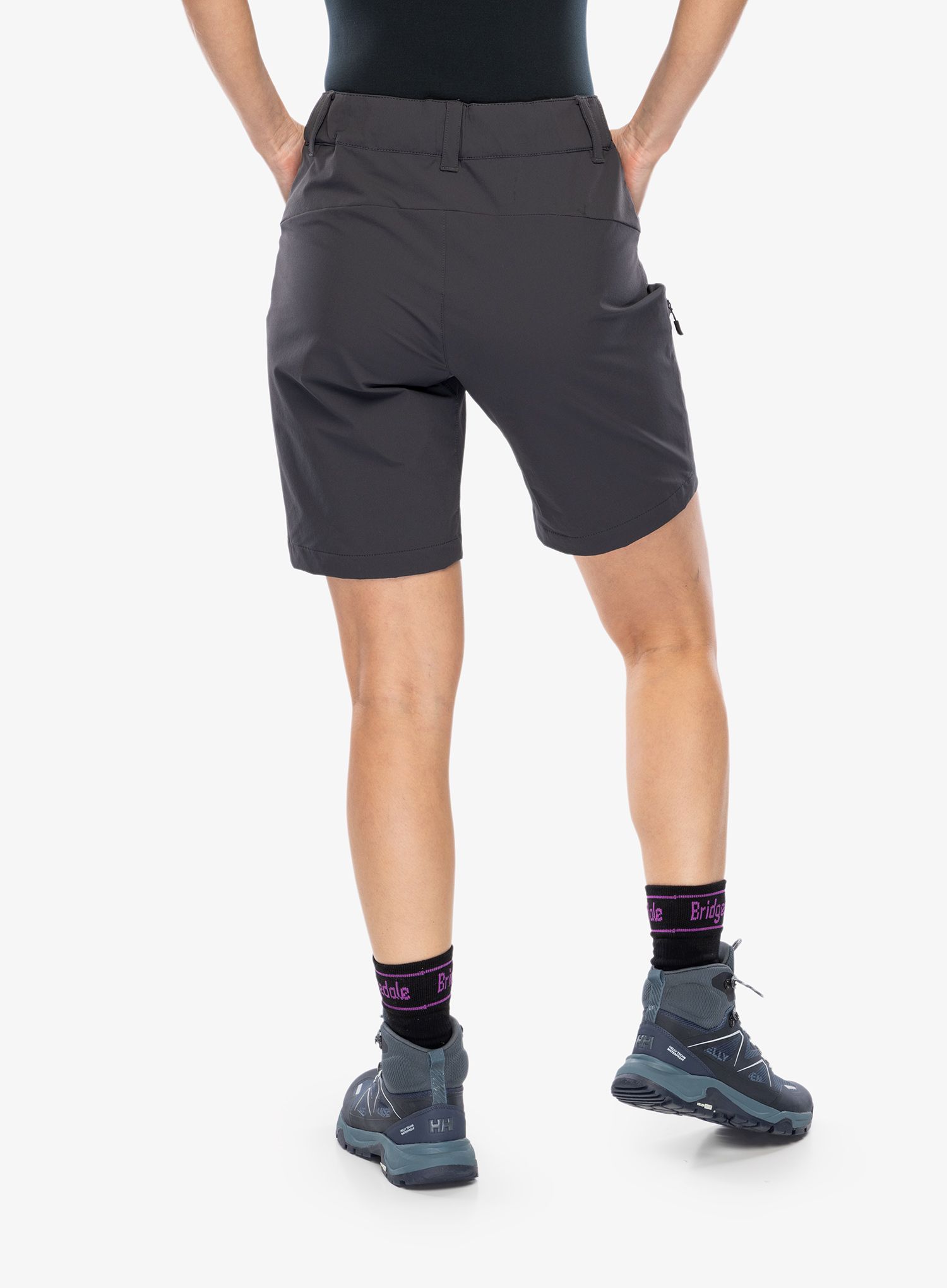 Turistické kraťasy dámske Helly Hansen Blaze Softshell Shorts - ebony