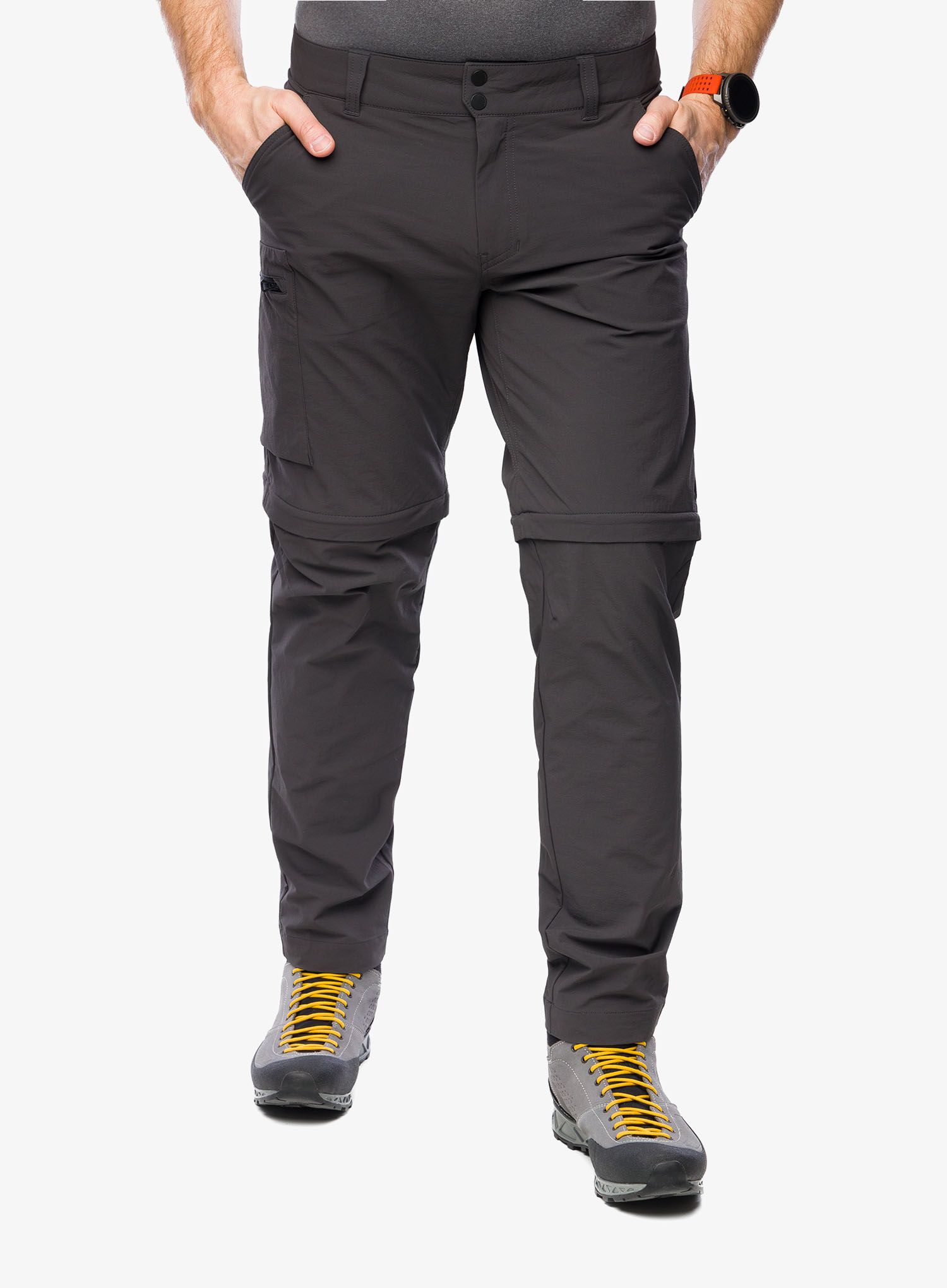 Turistické nohavice Helly Hansen Brono Softshell Zip Off Pant - ebony