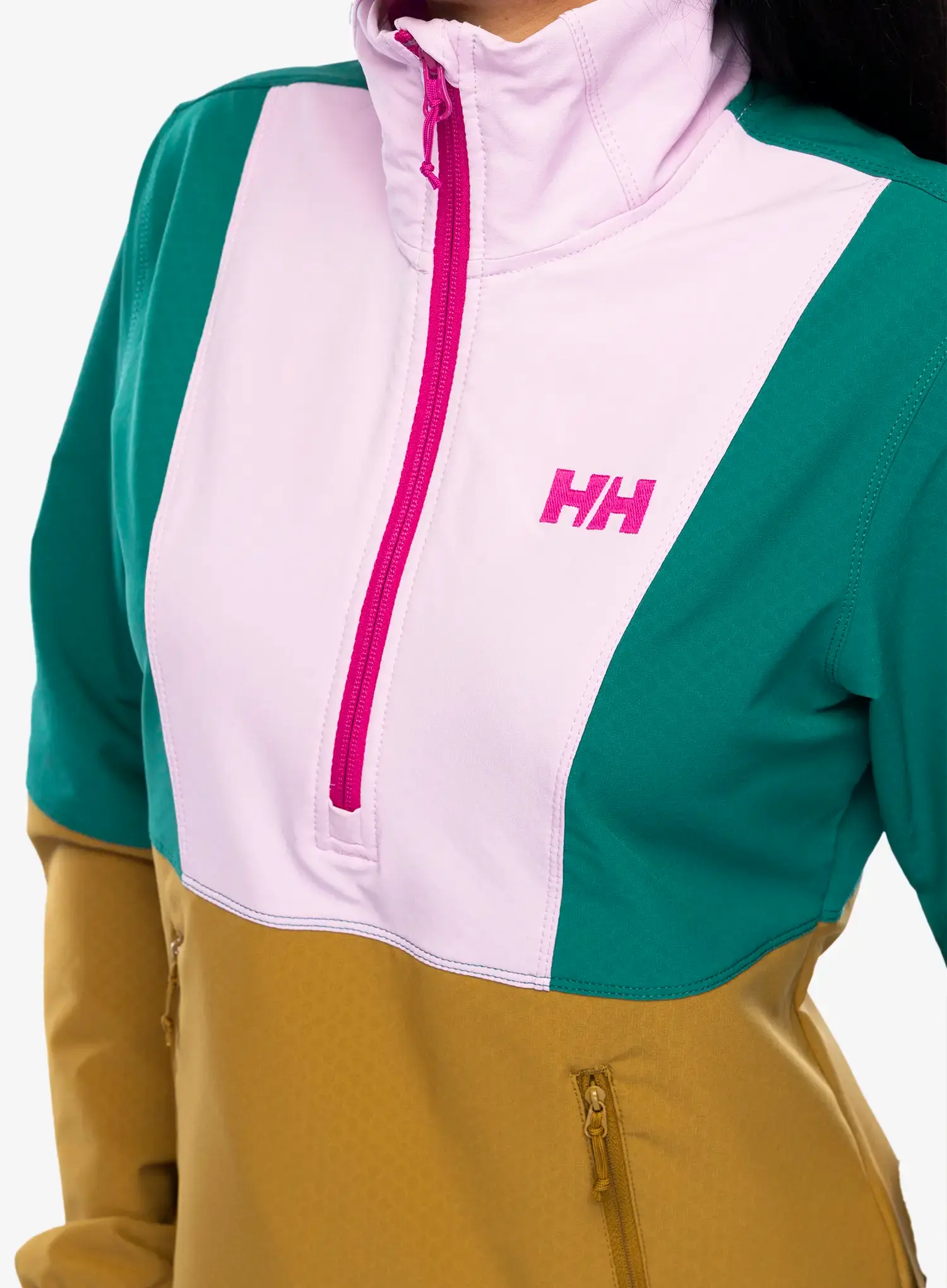 Bunda dámska Helly Hansen Cascade Shield Anorak - lynx/cherry blossom
