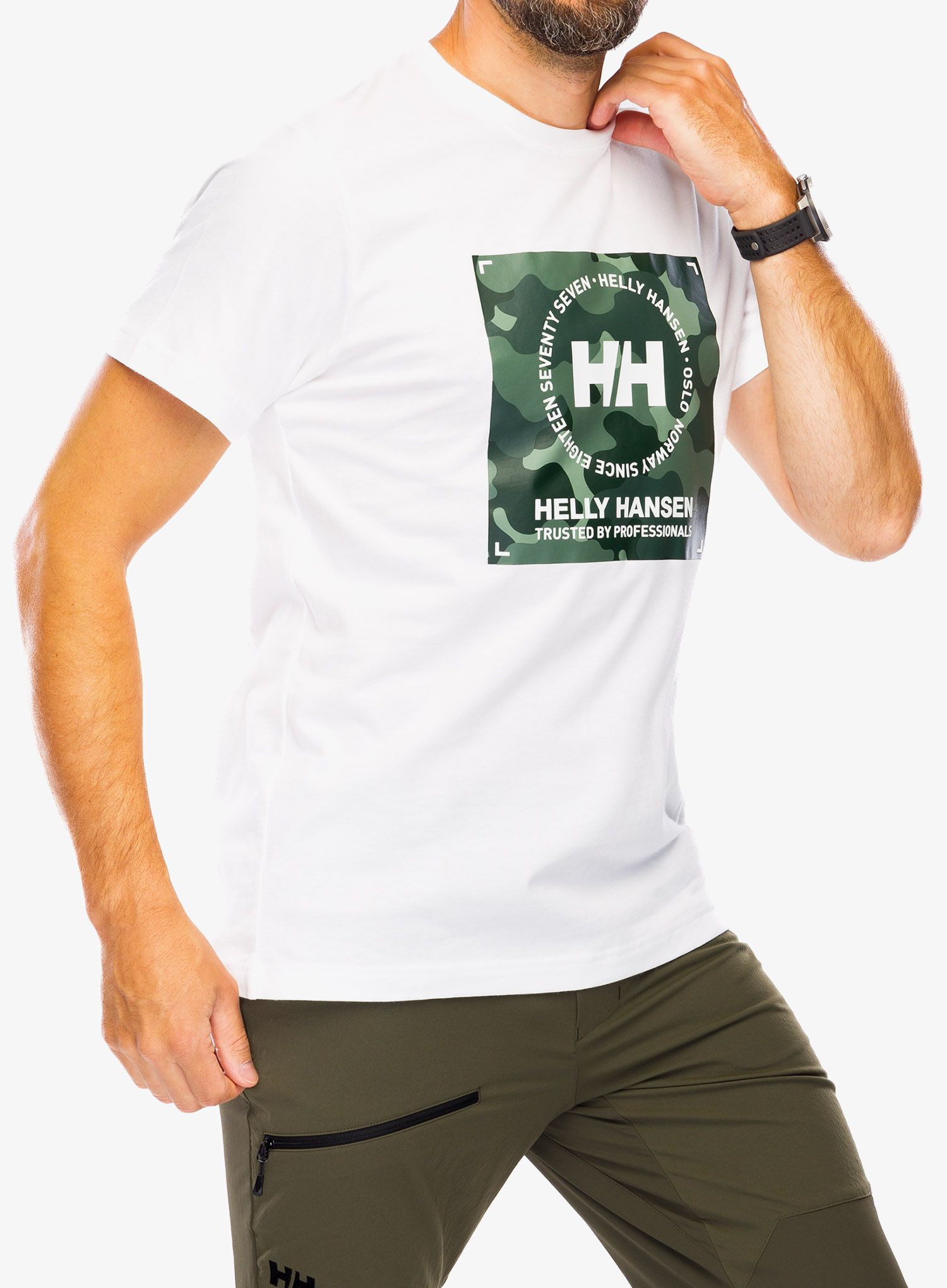 Bavlnené tričko Helly Hansen Core Graphic T-Shirt - white