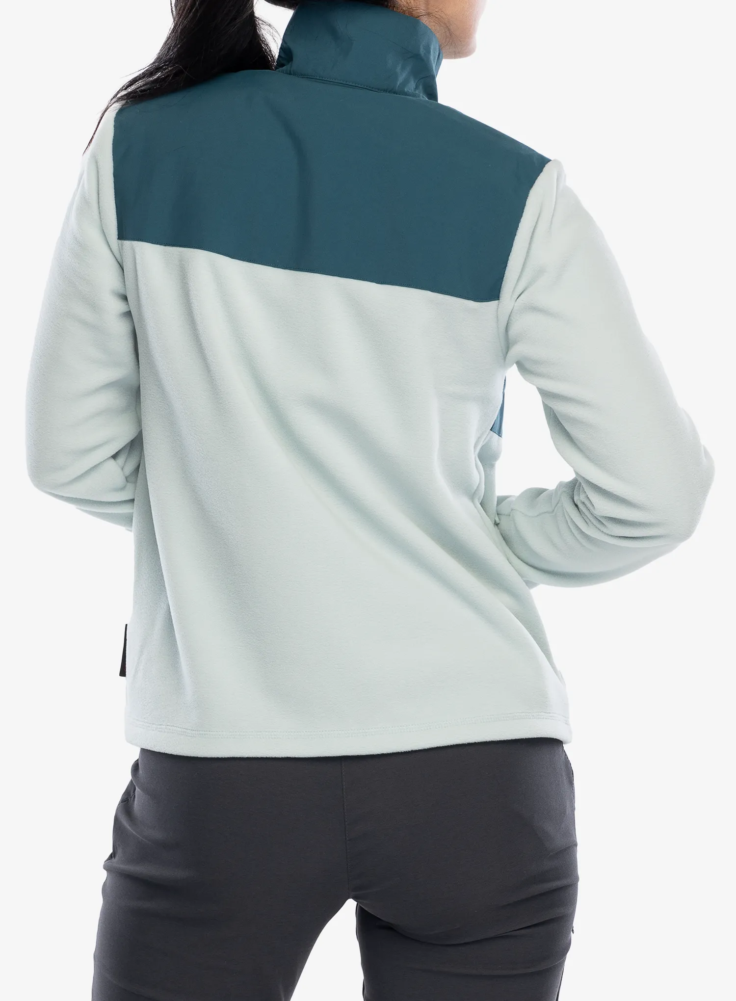 Mikina na zips dámska Helly Hansen Daybreaker Block Jacket - green mist