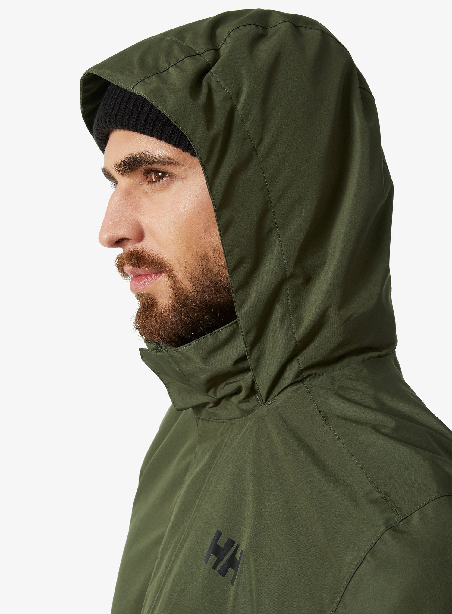 Bunda do dažďa Helly Hansen Dubliner Jacket - utility green/snow