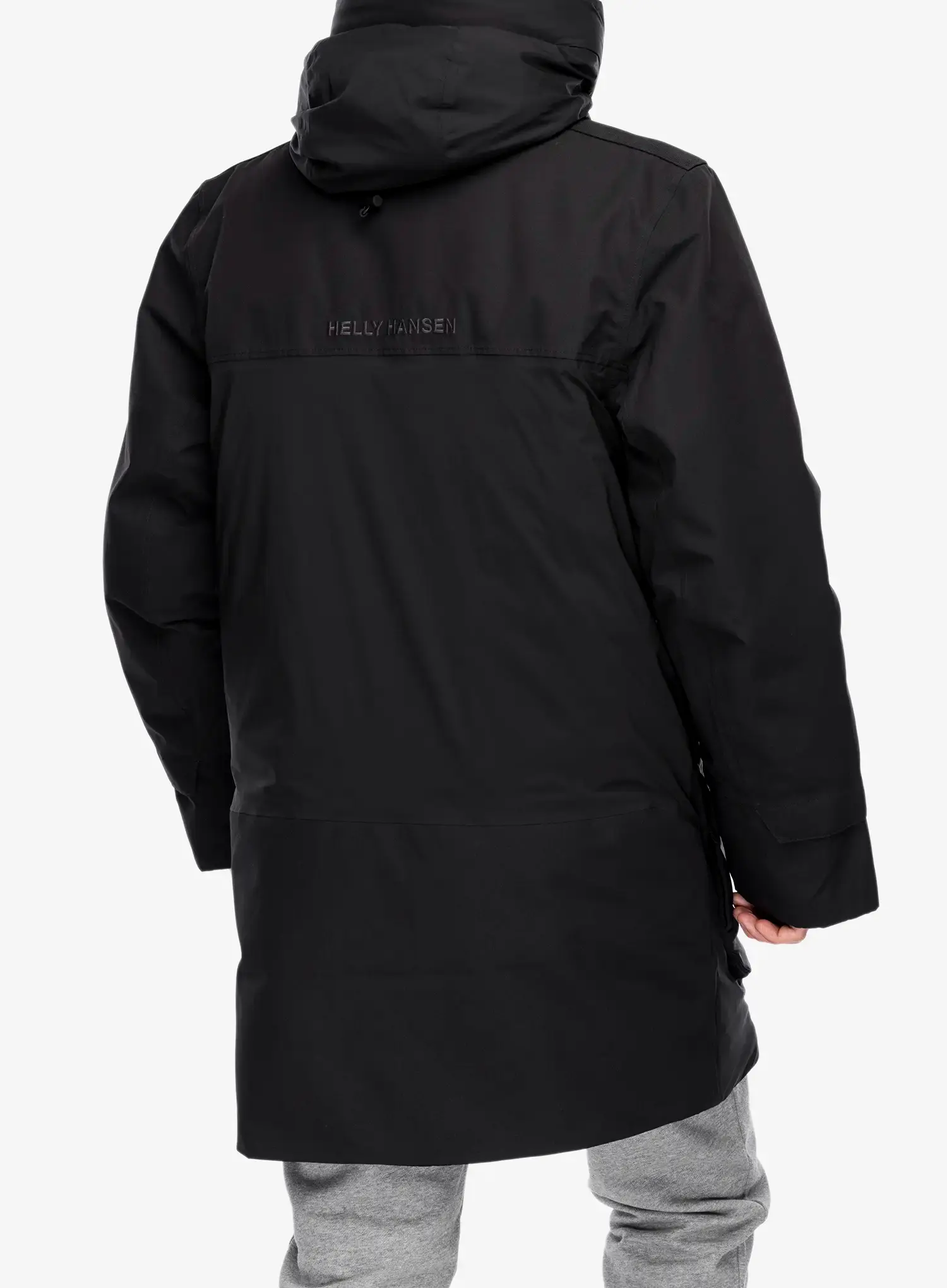 Páperový kabát Helly Hansen Escape Down Flow Parka - black