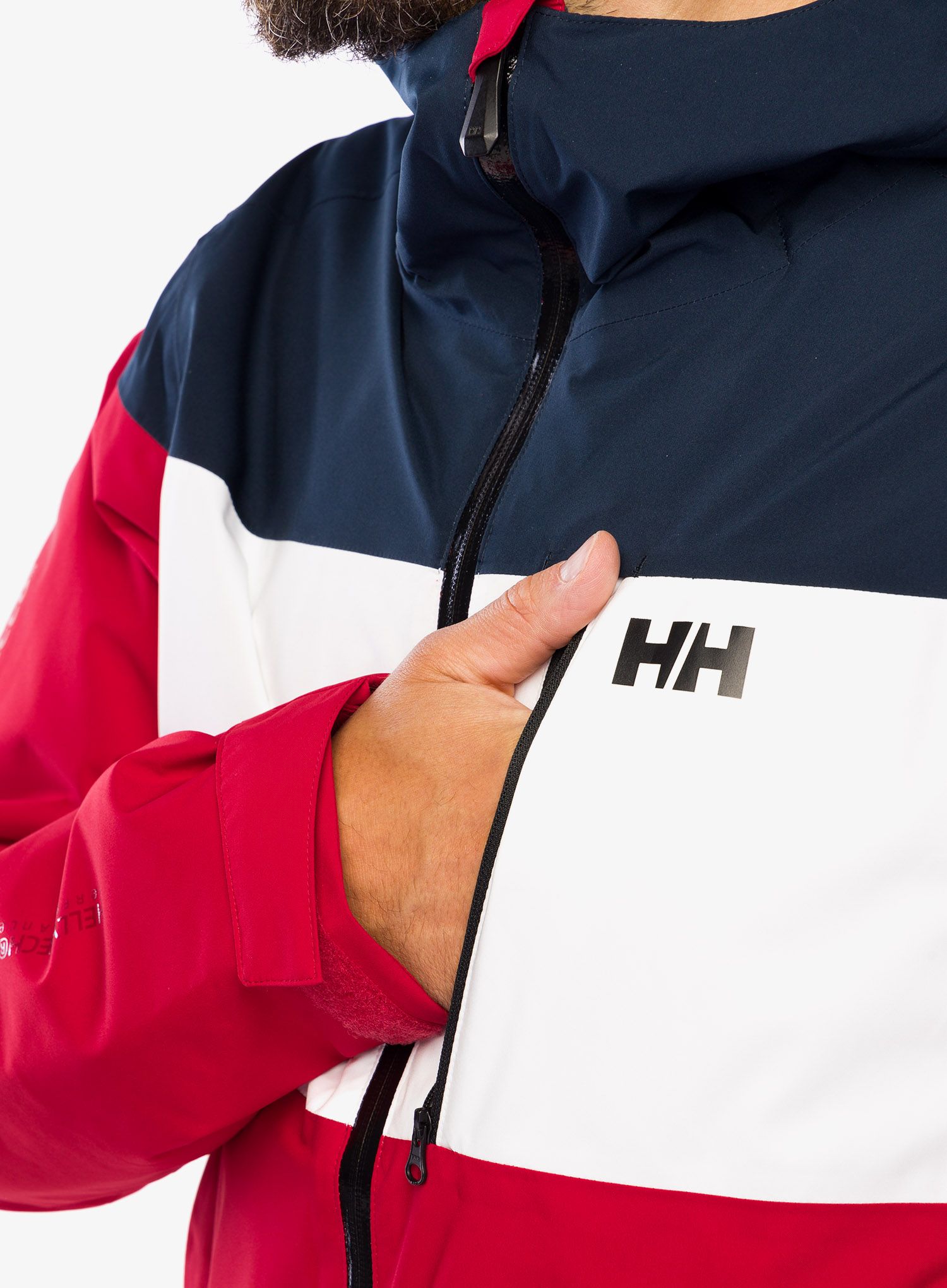 Lyžiarska bunda Helly Hansen Gravity Jacket - red