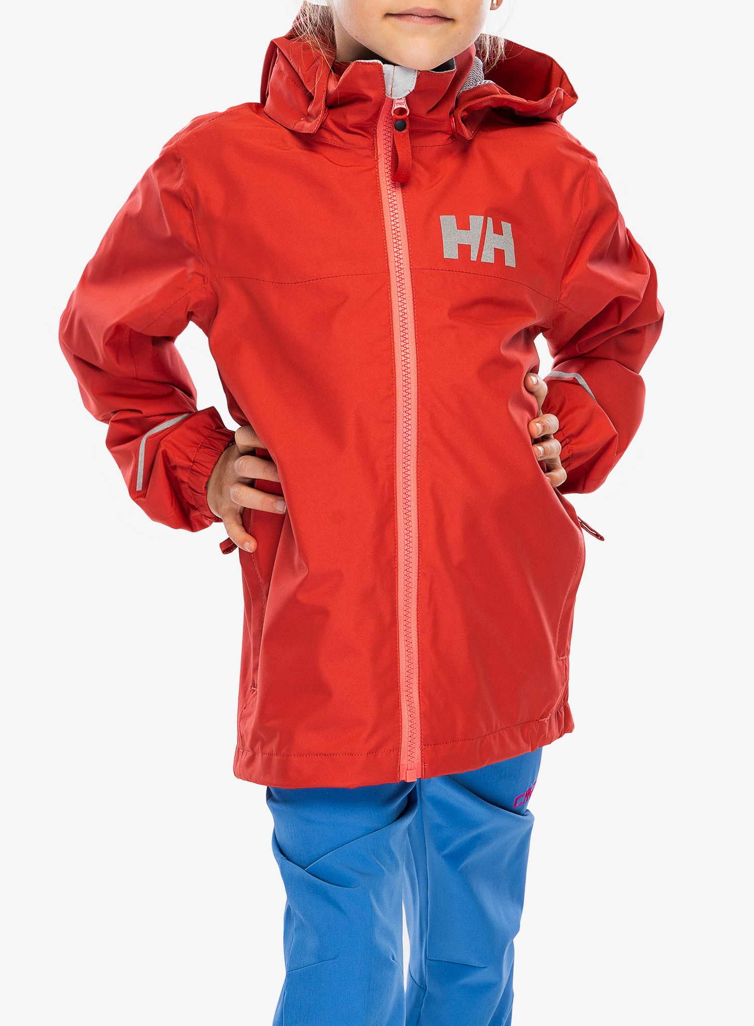Detská bunda Helly Hansen Juell Rain Jacket - poppy red