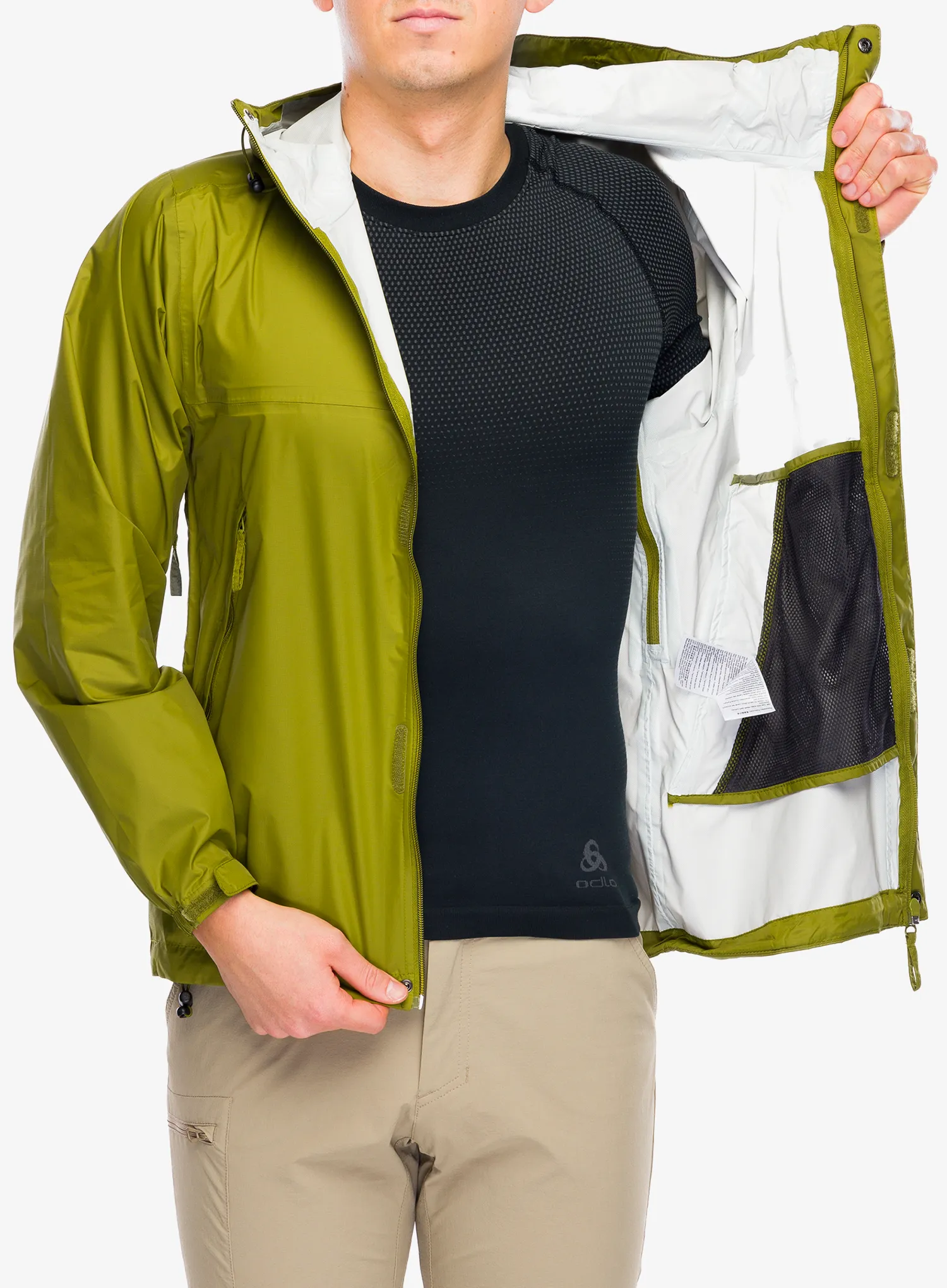 Bunda do dažďa pánska Helly Hansen Loke Jacket - olive green