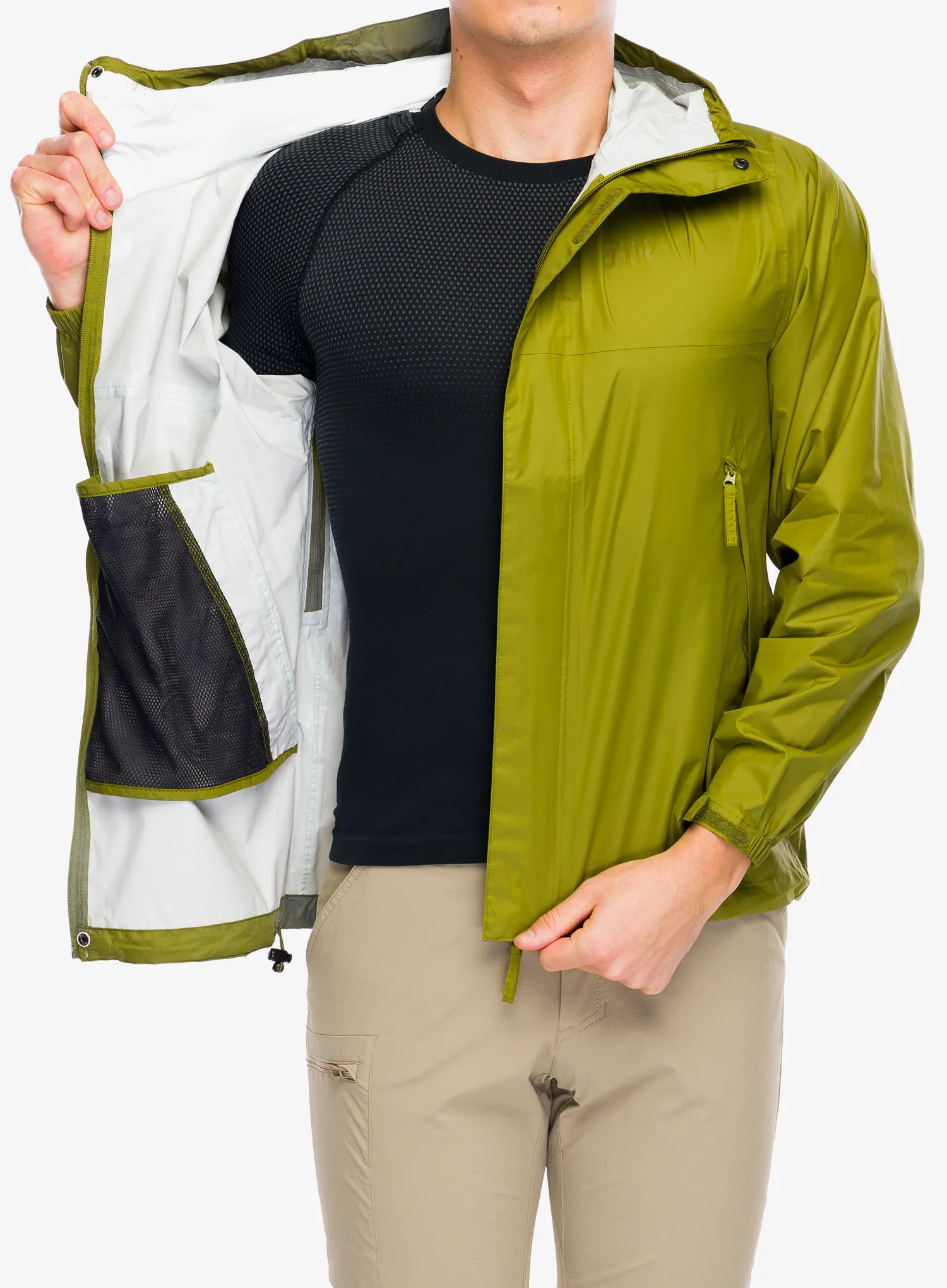Bunda do dažďa pánska Helly Hansen Loke Jacket - olive green