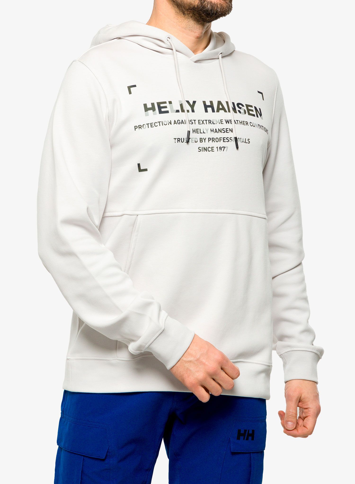 Mikina s kapucňou Helly Hansen Move Sweat Hoodie - nimbus cloud