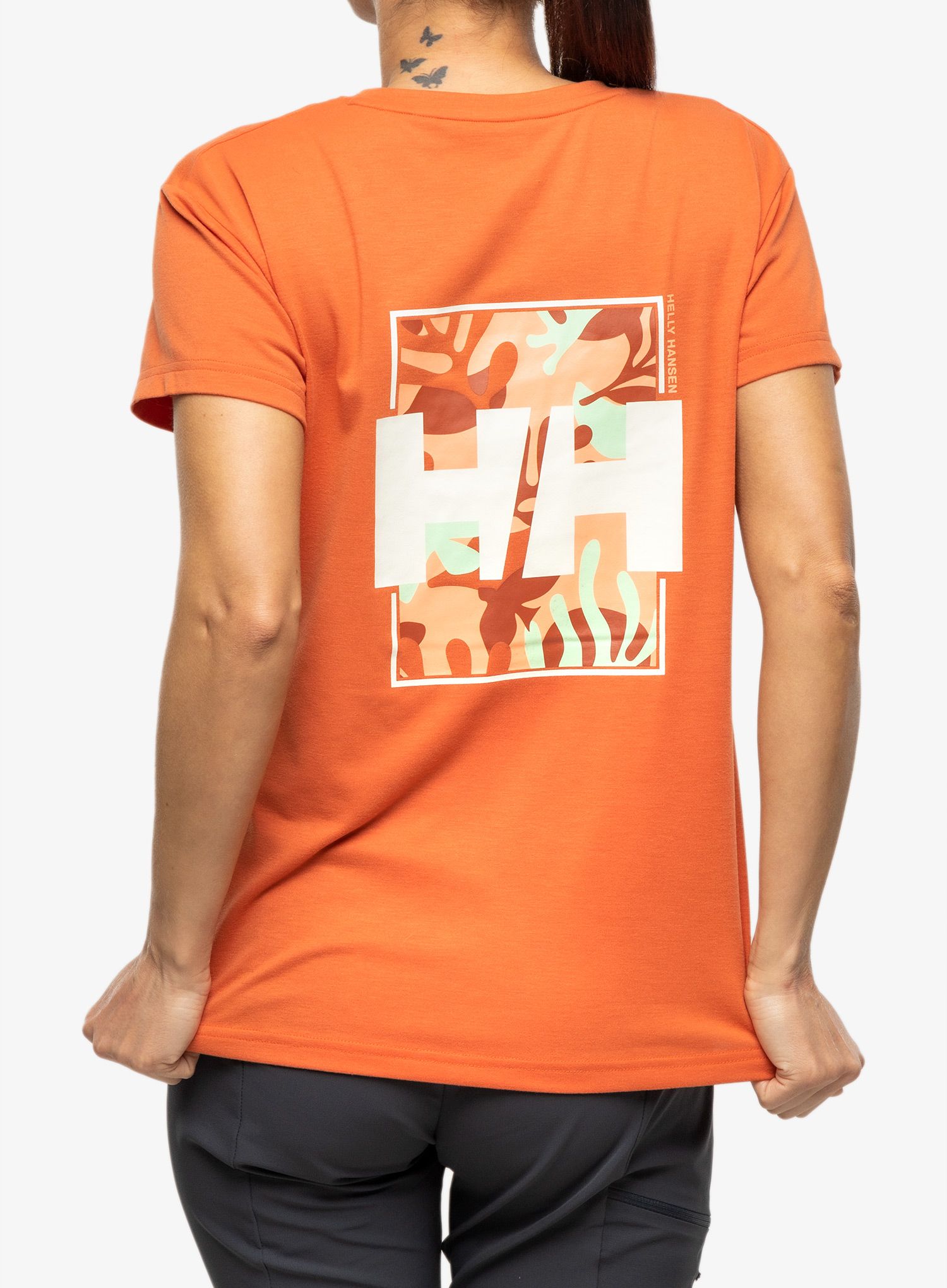 Dámske tričko Helly Hansen Skog Recycled Graph - terracotta