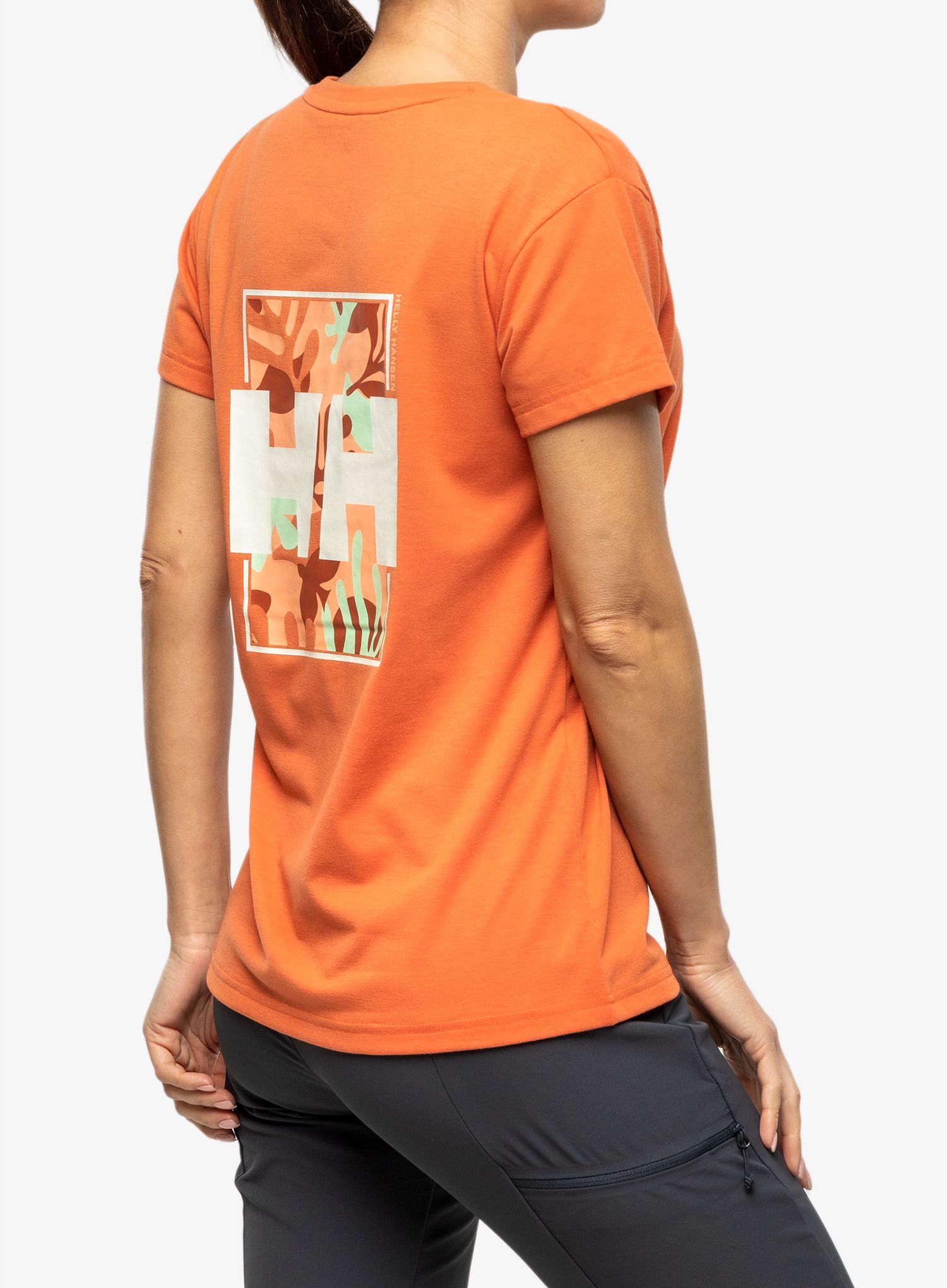 Dámske tričko Helly Hansen Skog Recycled Graph - terracotta