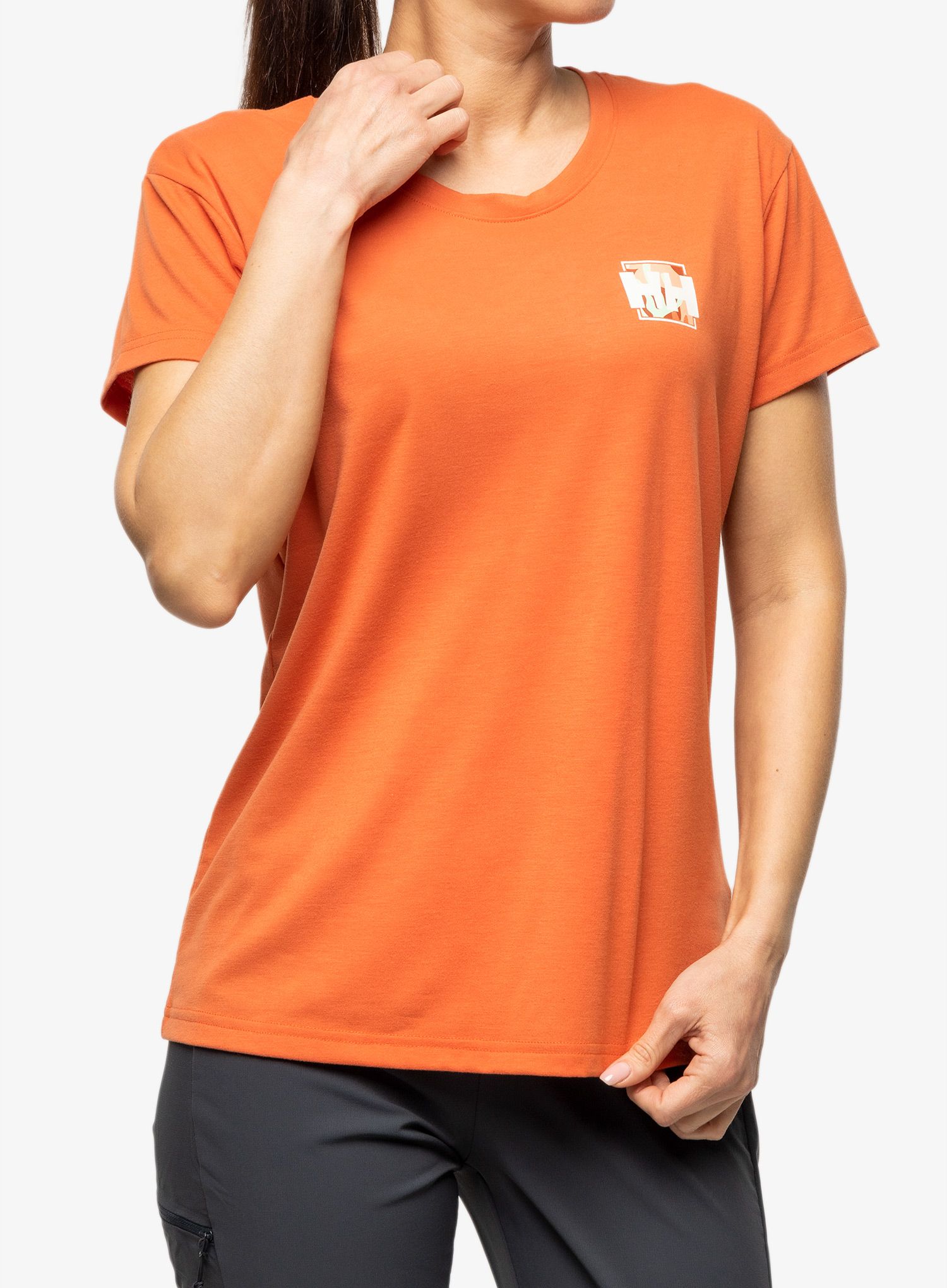 Dámske tričko Helly Hansen Skog Recycled Graph - terracotta