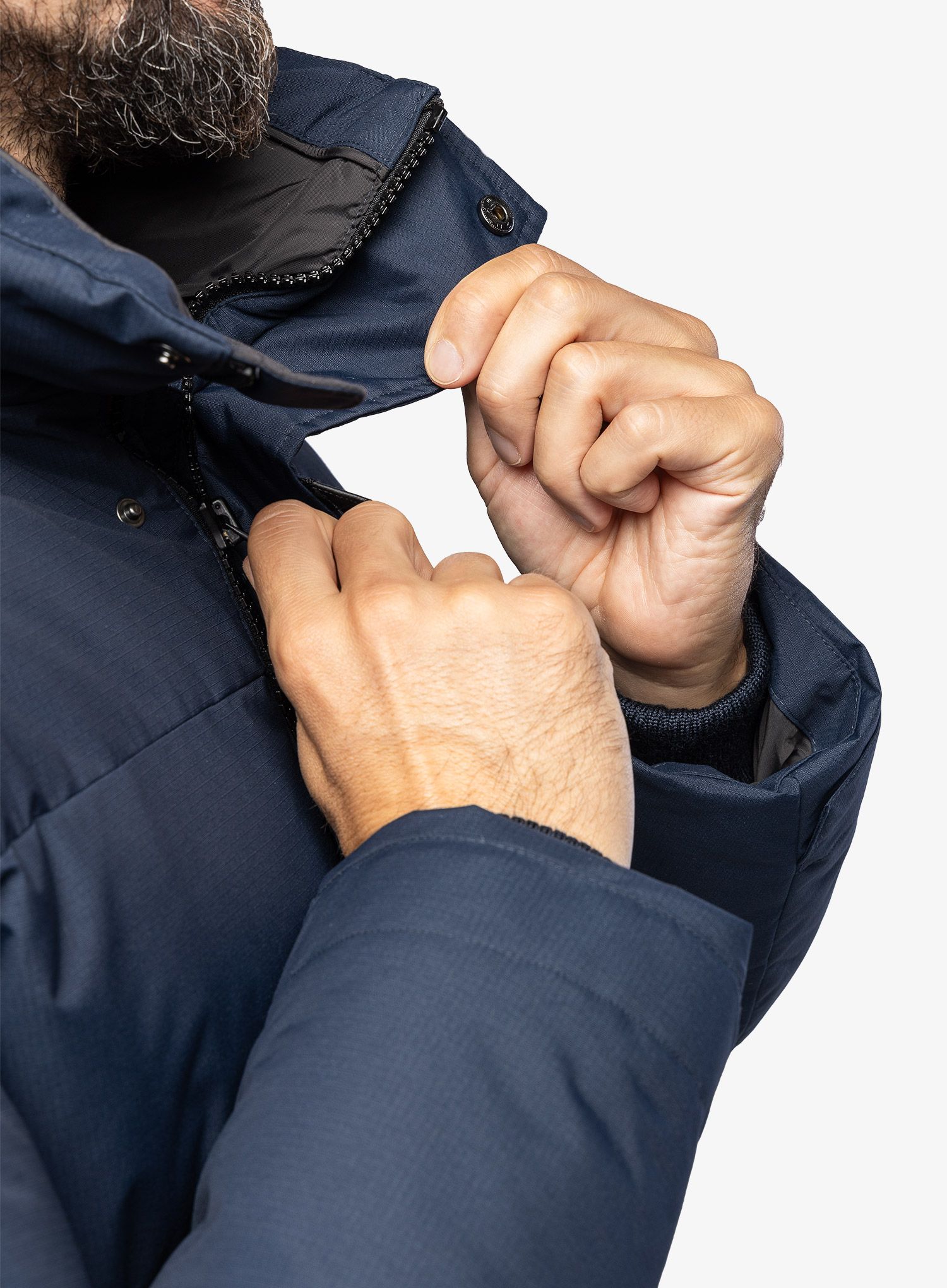 Zimná bunda Helly Hansen Tromsoe Jacket - navy/vaporous grey/gum