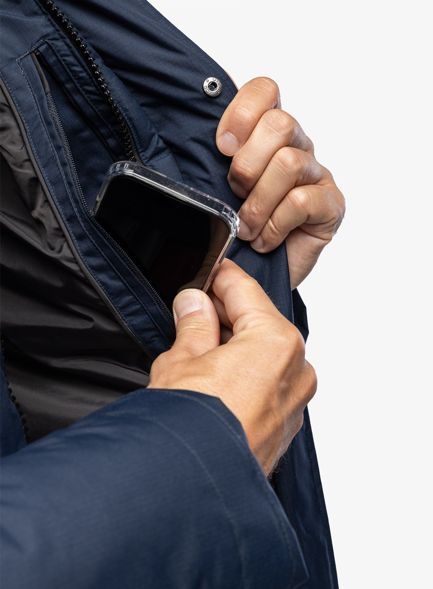 Zimná bunda Helly Hansen Tromsoe Jacket - navy/vaporous grey/gum