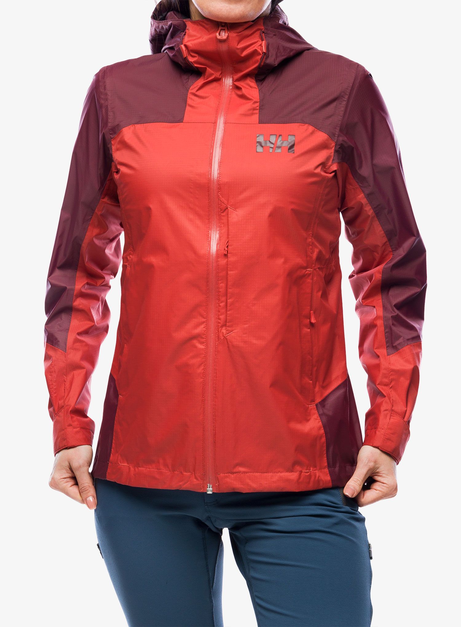 Nepremokavá bunda dámska Helly Hansen Verglas 2L Shell Jacket - poppy red/hickory