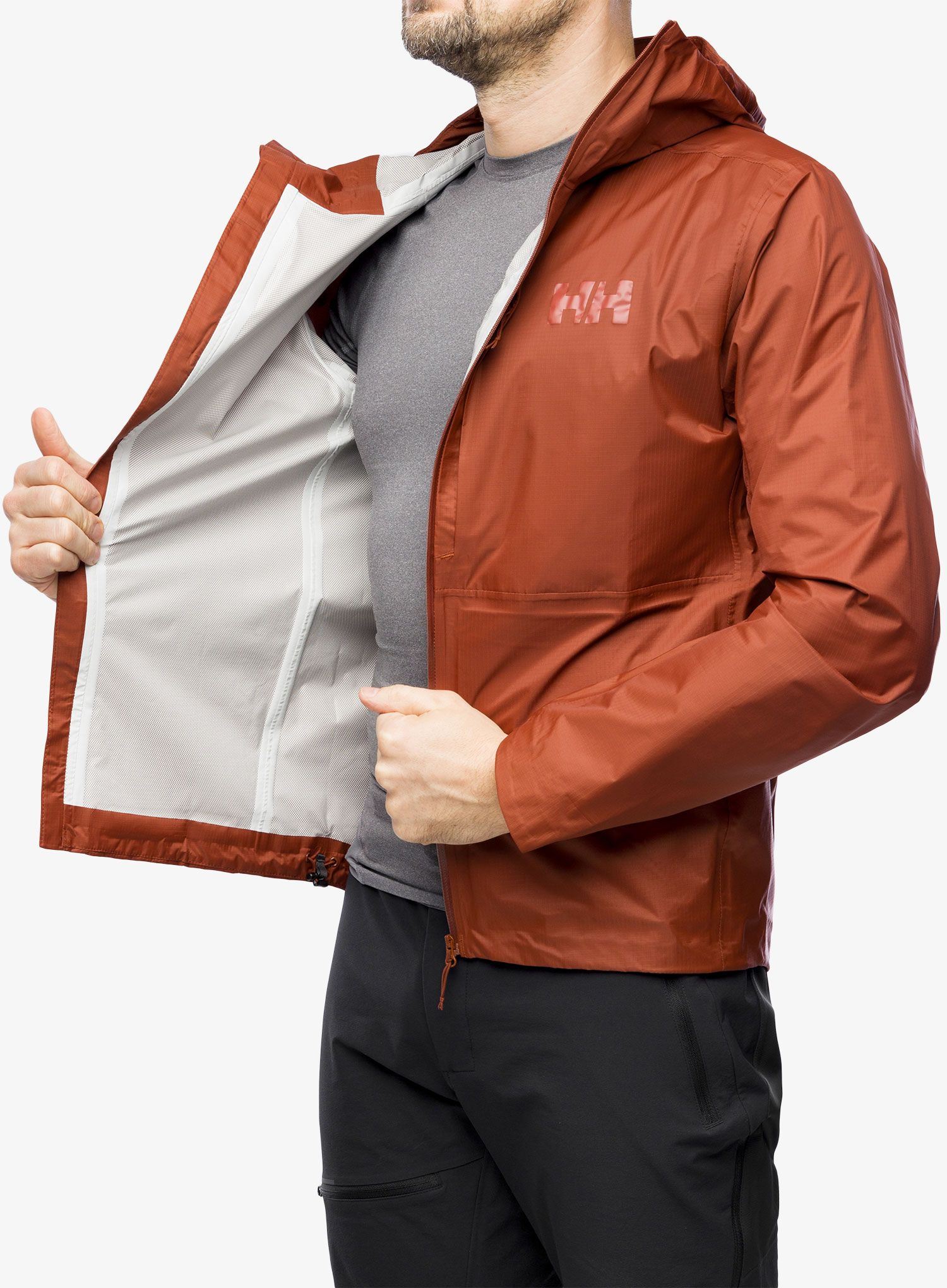 Bunda pánska Helly Hansen Verglas Micro Shell Jacket - iron oxide
