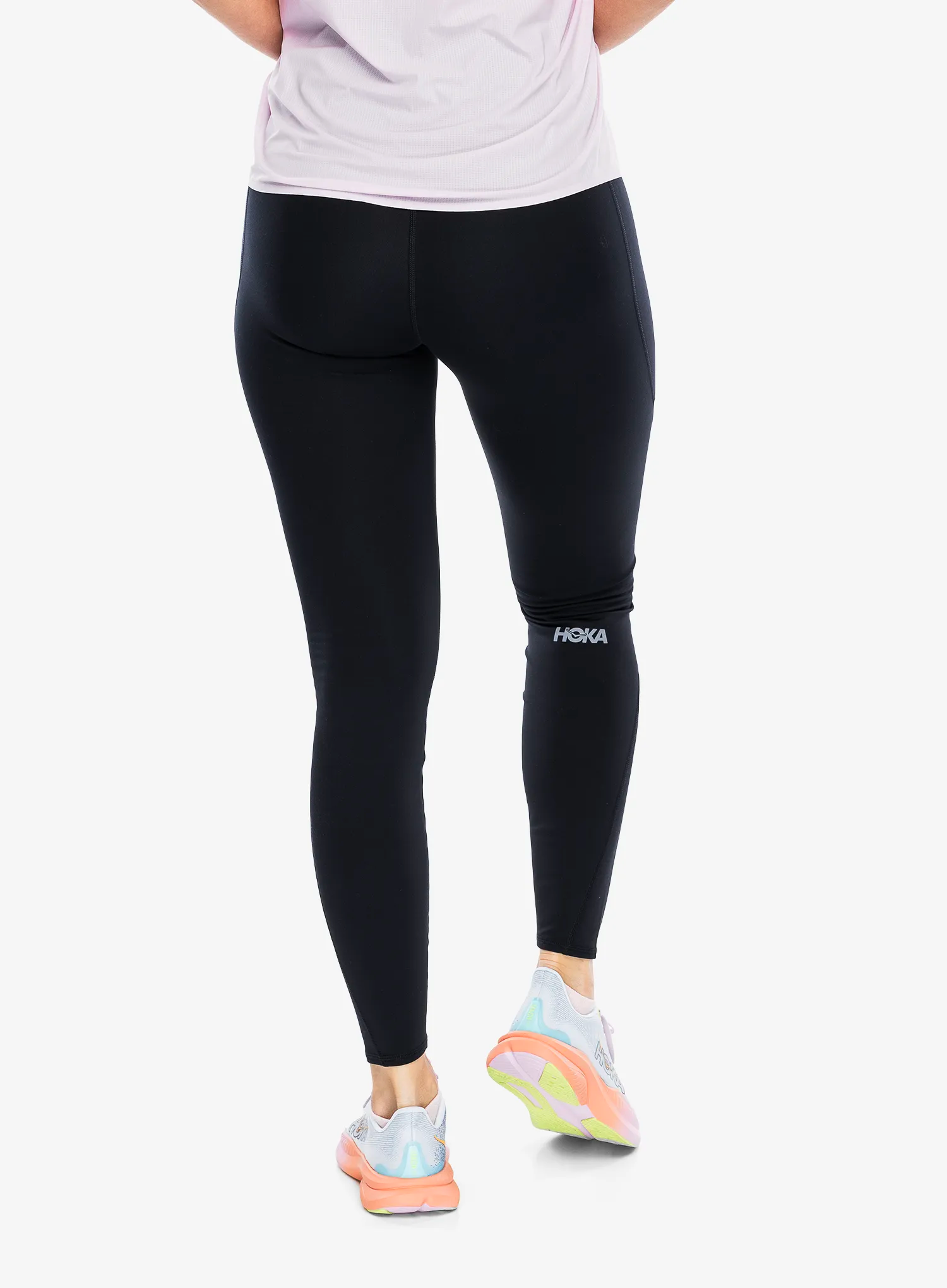 Dámske bežecké legíny Hoka ColdSnap Run Tight 28 - black