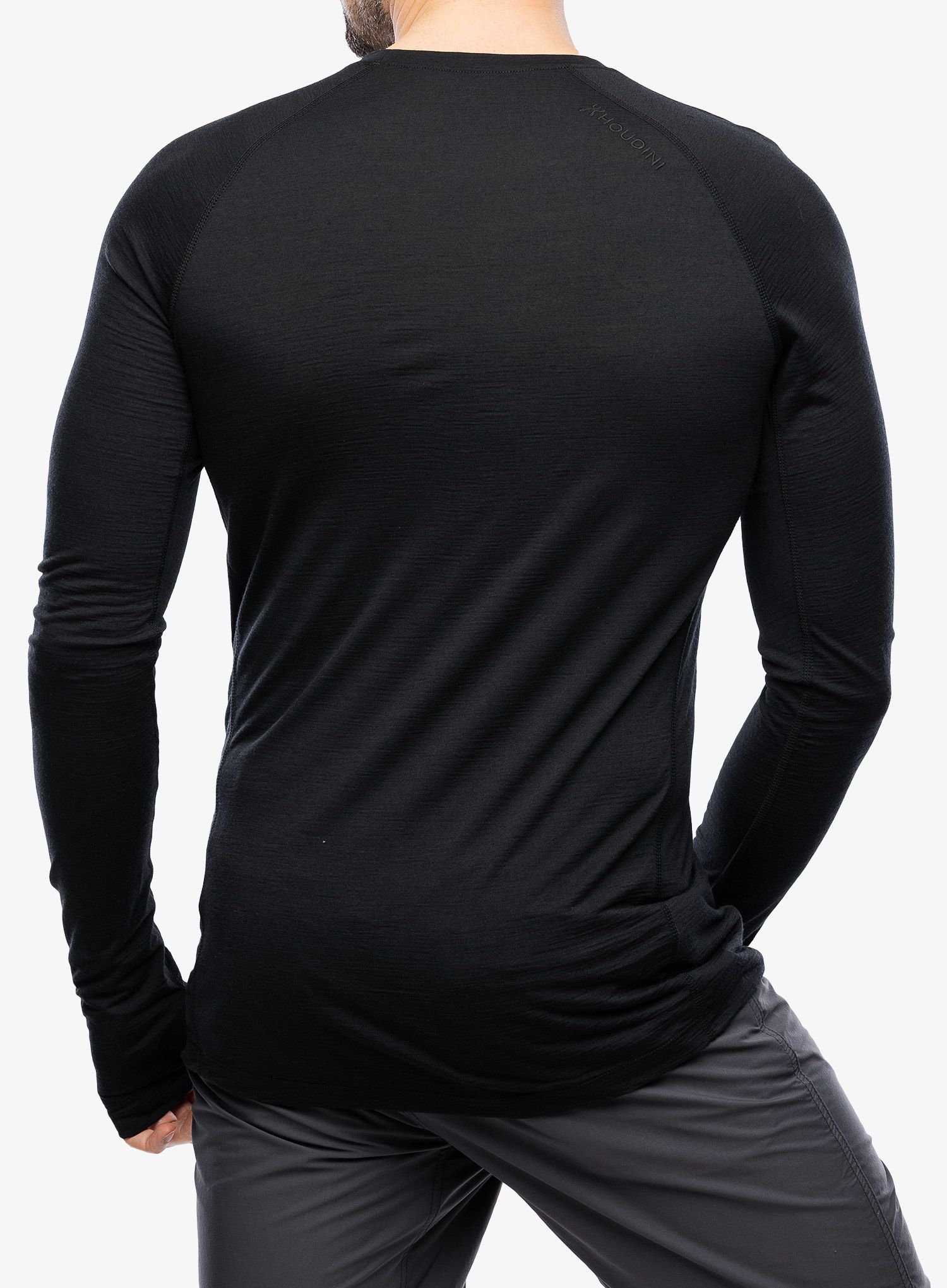 Funkčné tričko Houdini Desoli Light Crew - true black