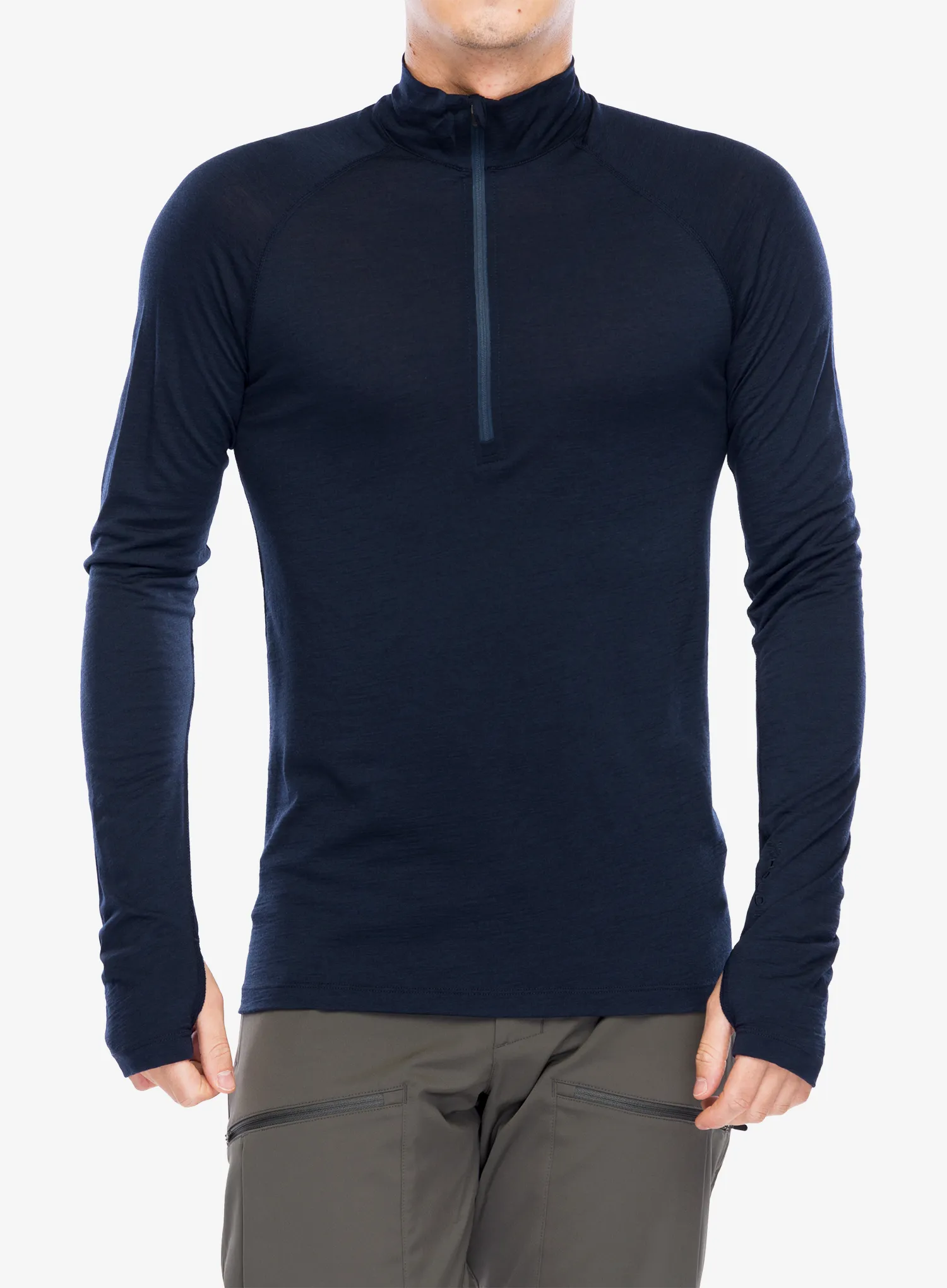 Funkčné tričko Houdini Desoli Light Half Zip - blue illusion