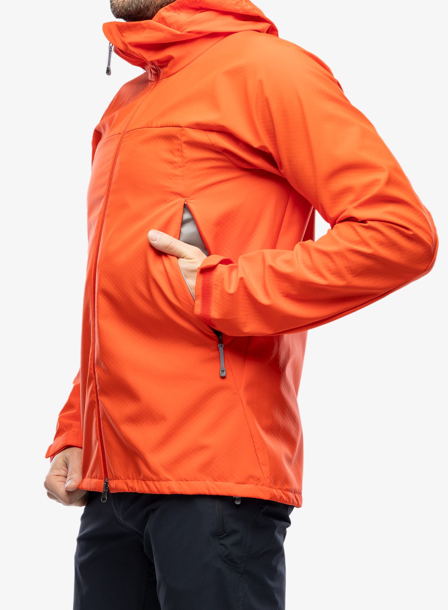 Softshellová bunda Houdini Pace Jacket - more than red