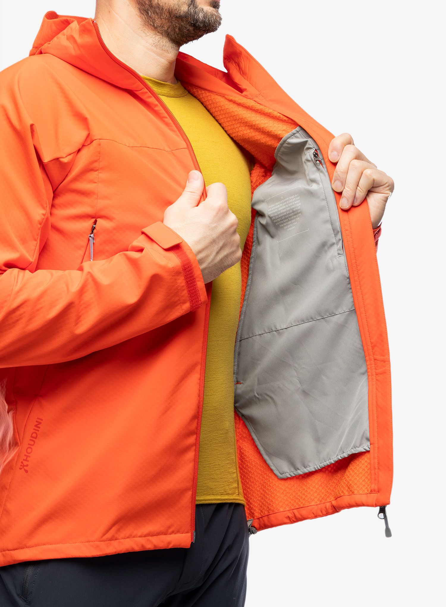 Softshellová bunda Houdini Pace Jacket - more than red