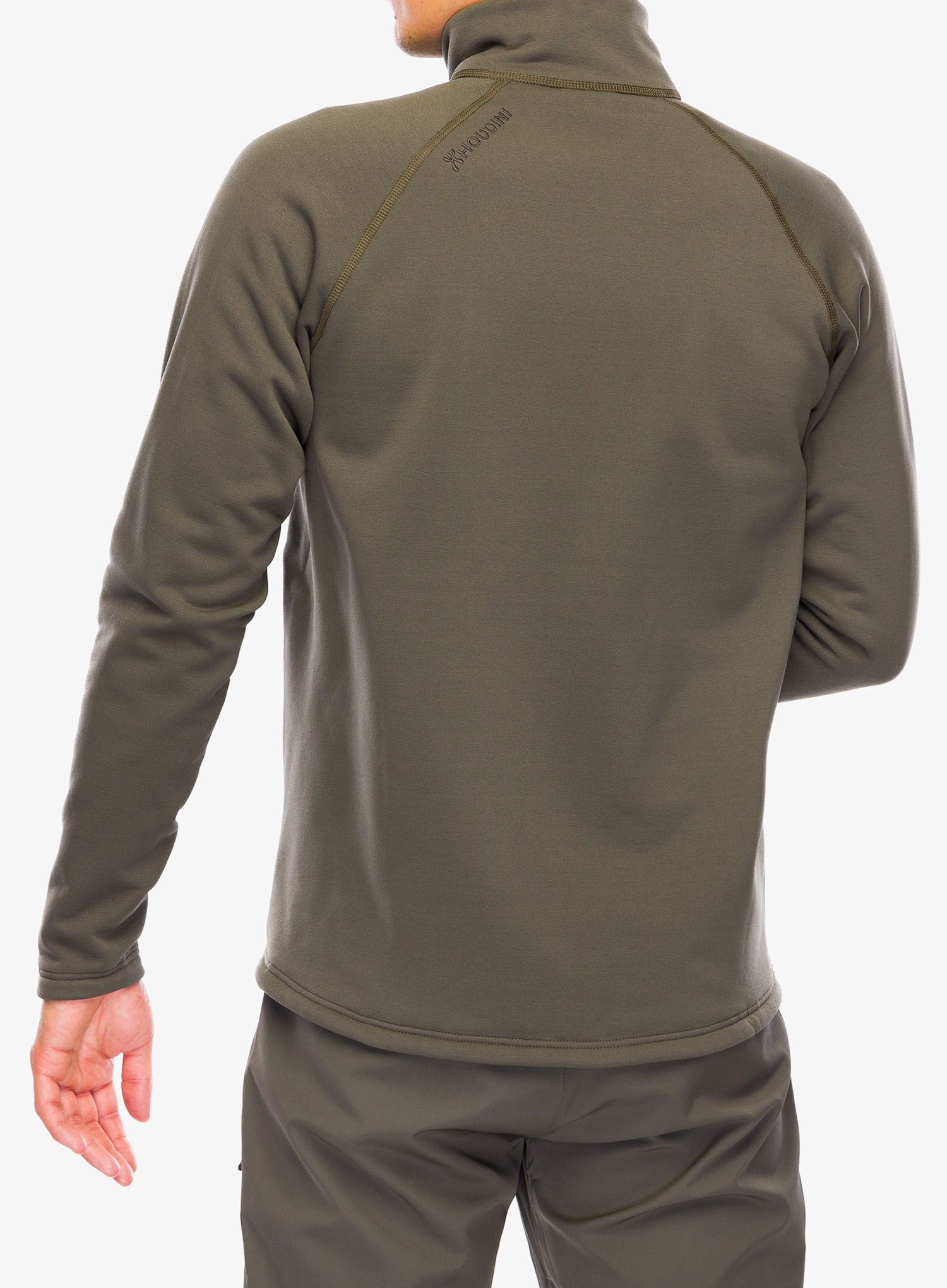 Flísová bunda Houdini Power Up Jacket - baremark green
