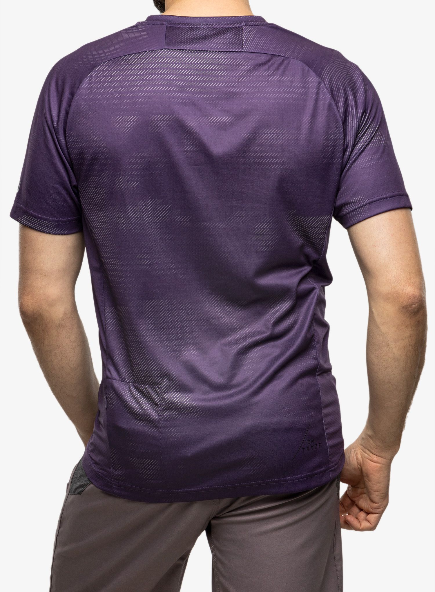 MTB tričko ION Jersey Traze SS 2.0 - dark purple