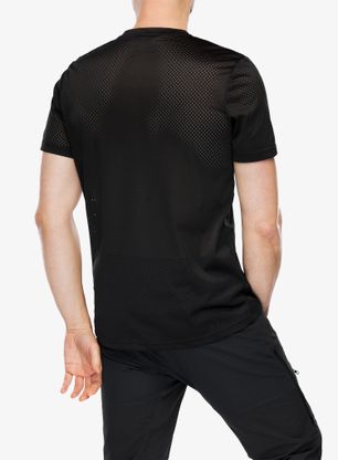 Cyklistické tričko ION Logo SS Jersey - black