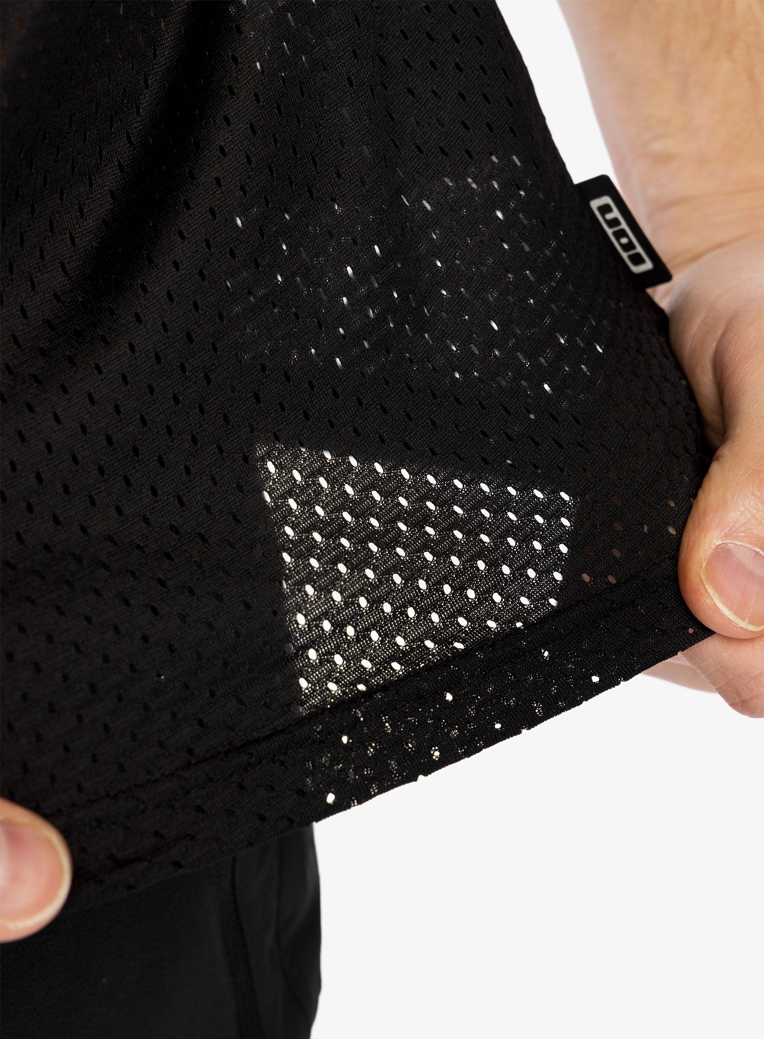 Cyklistické tričko ION Logo SS Jersey - black